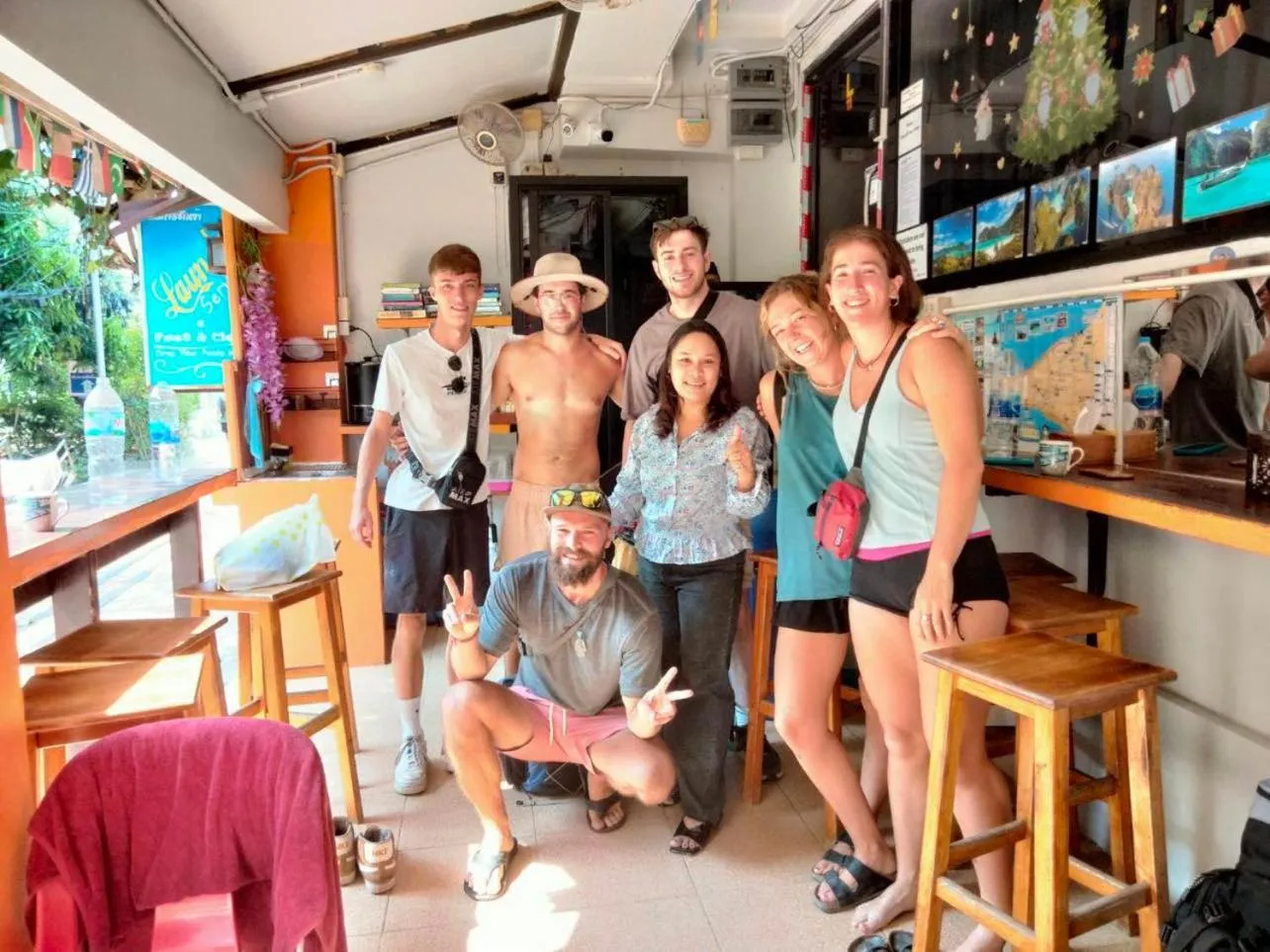 People in Voyagers Hostel