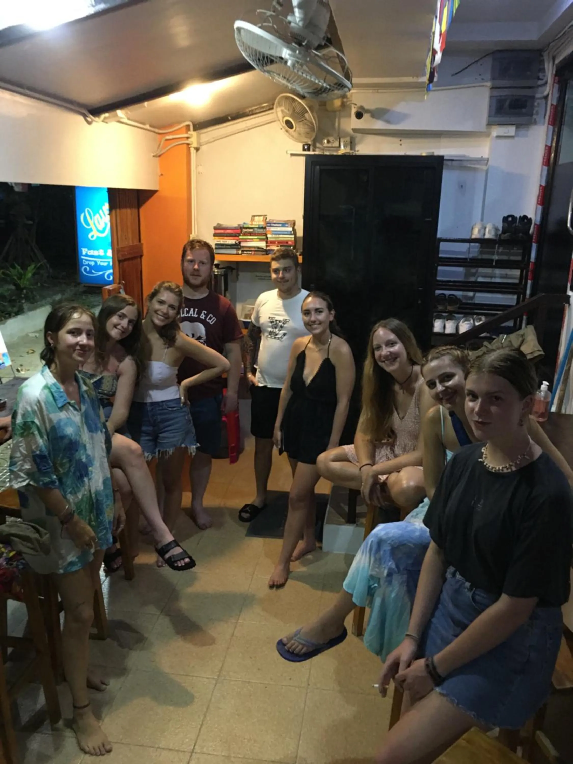 People in Voyagers Hostel