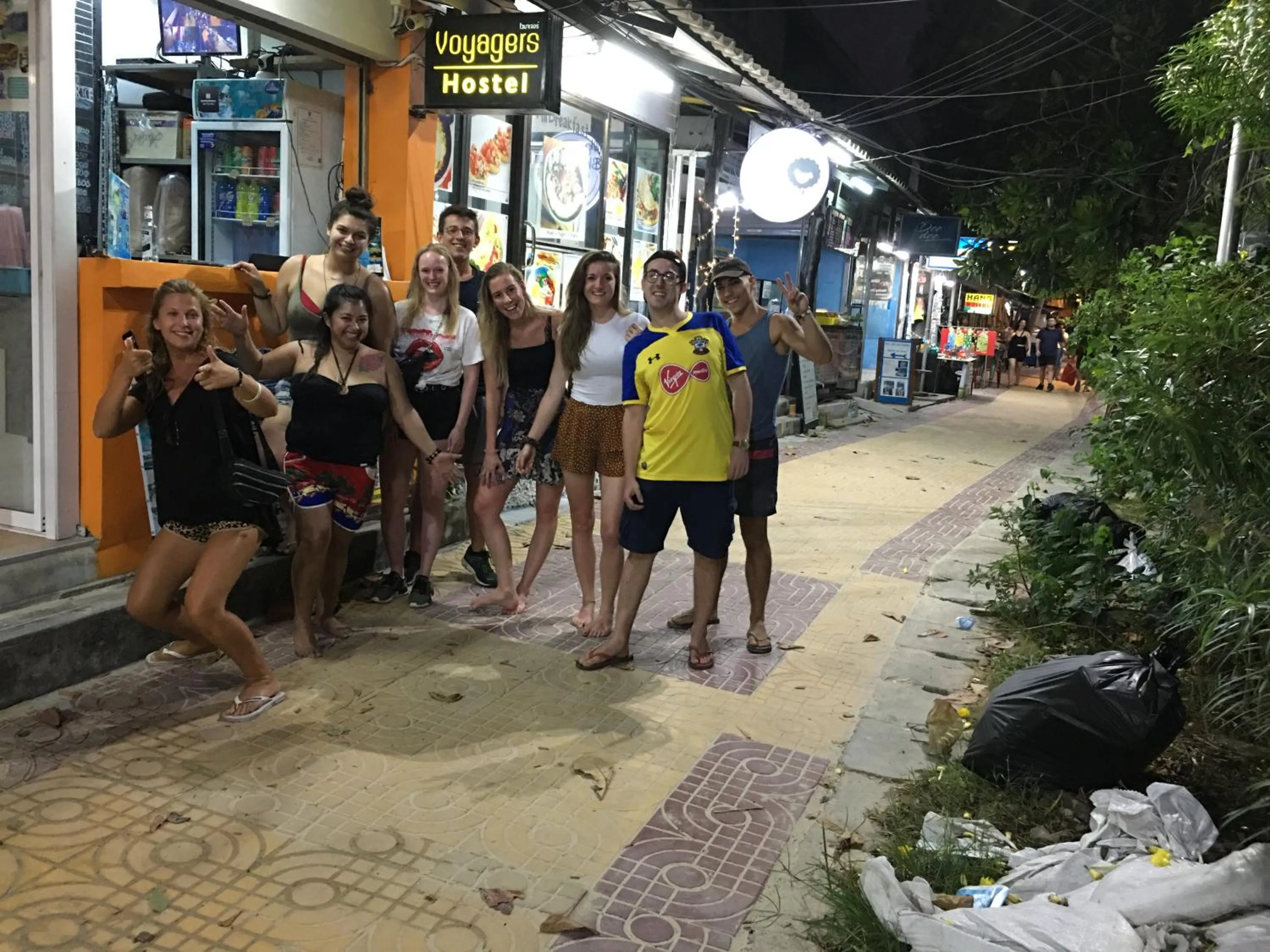 Night in Voyagers Hostel