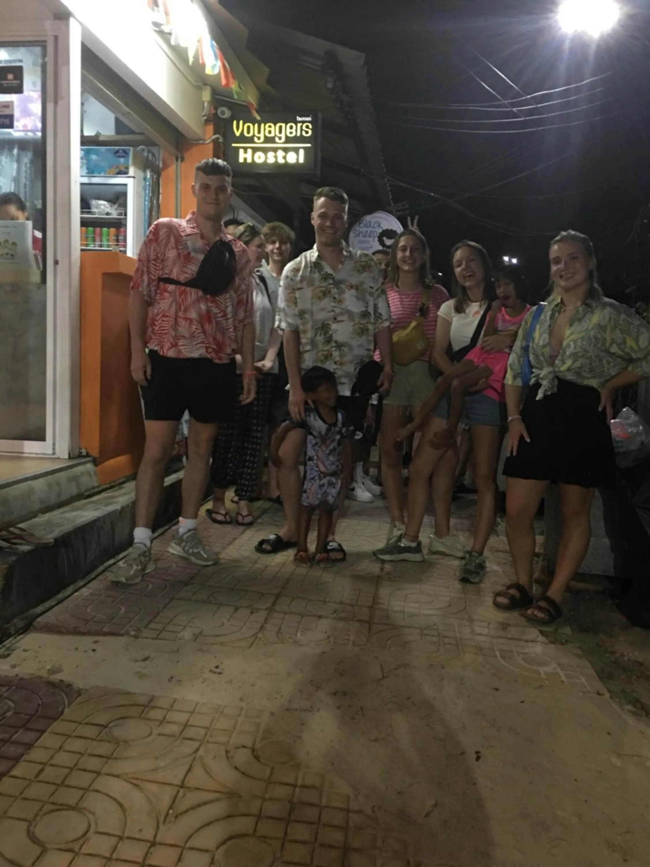 Night in Voyagers Hostel