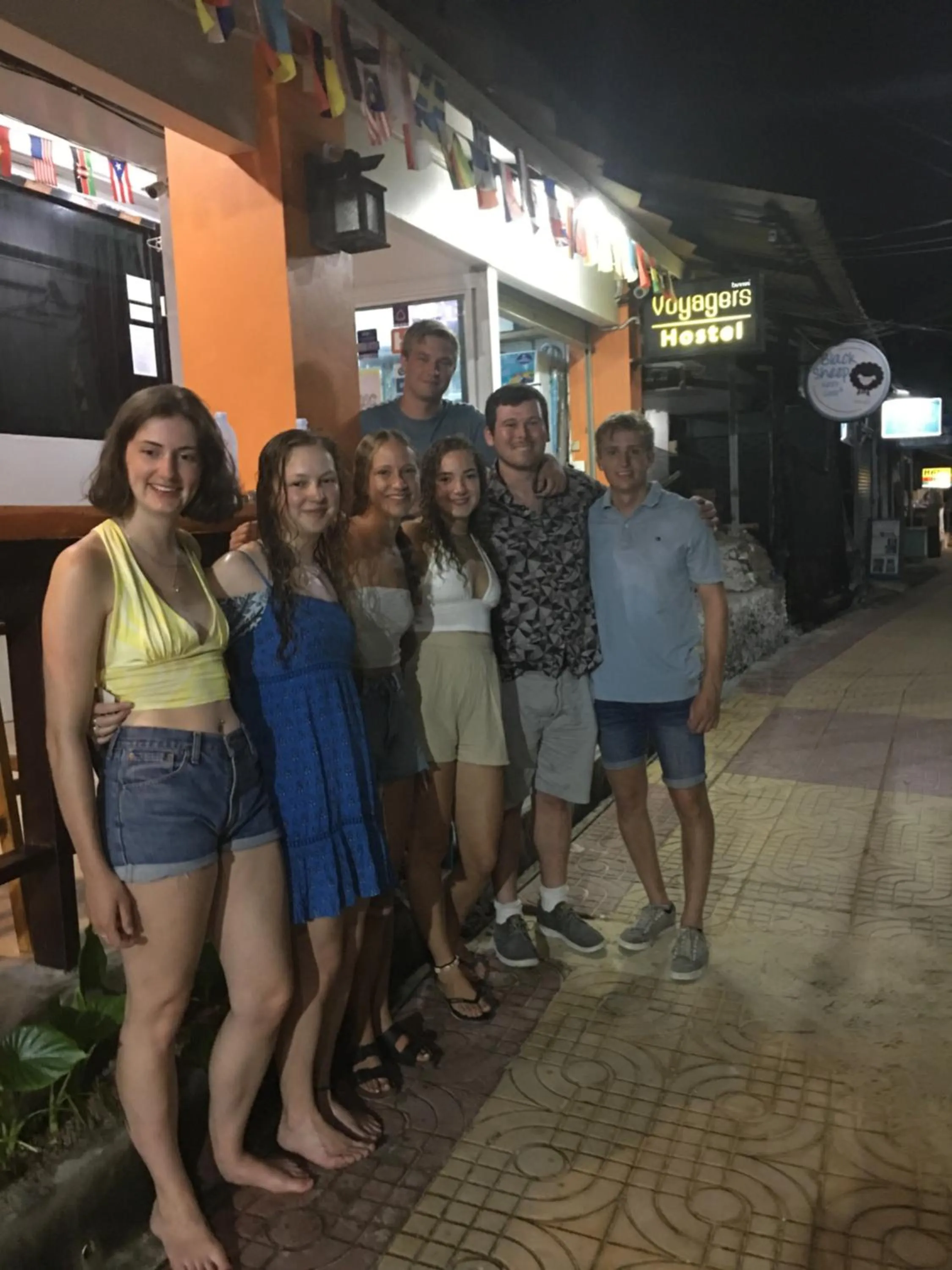 Night in Voyagers Hostel