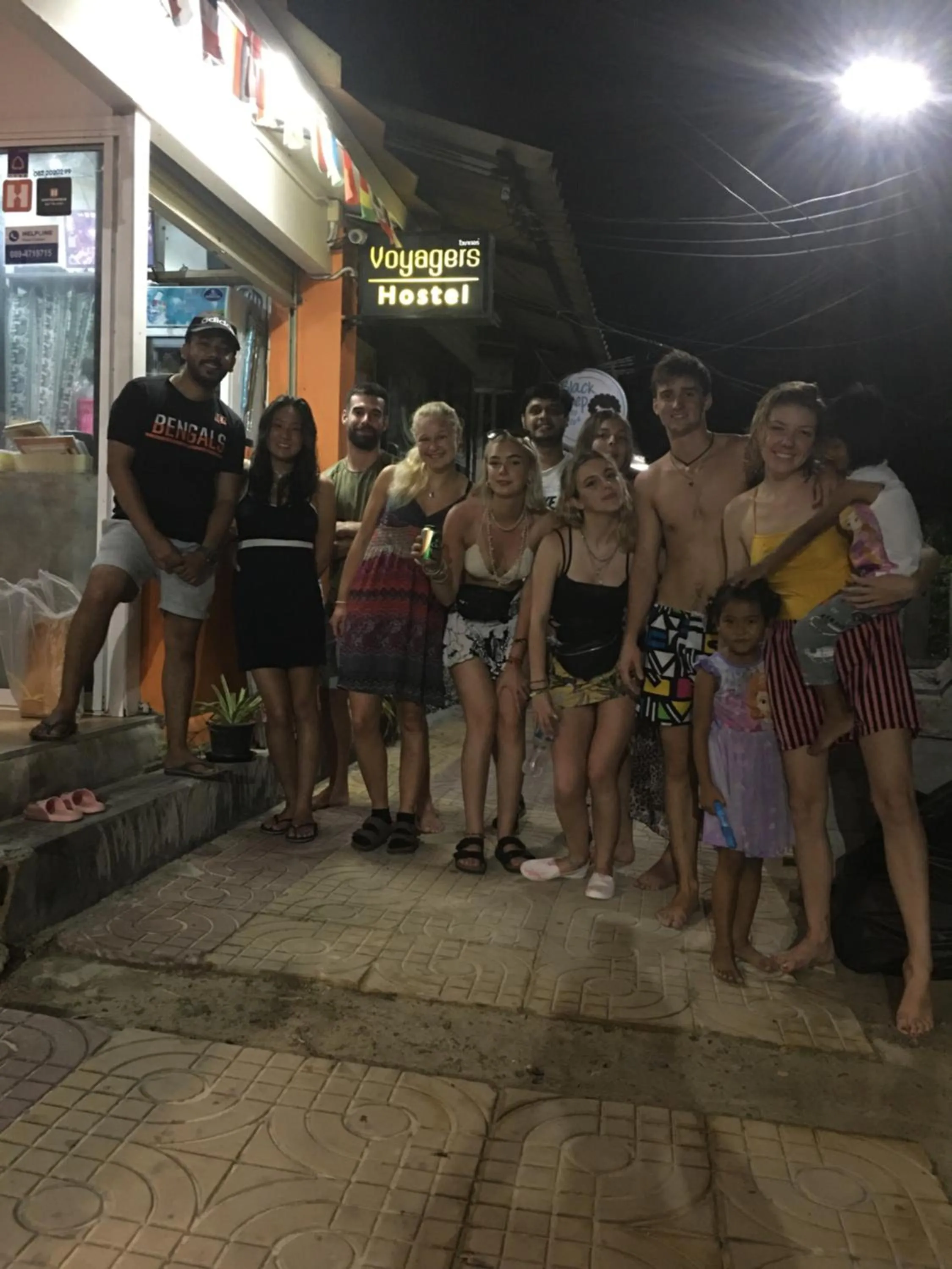 Night in Voyagers Hostel