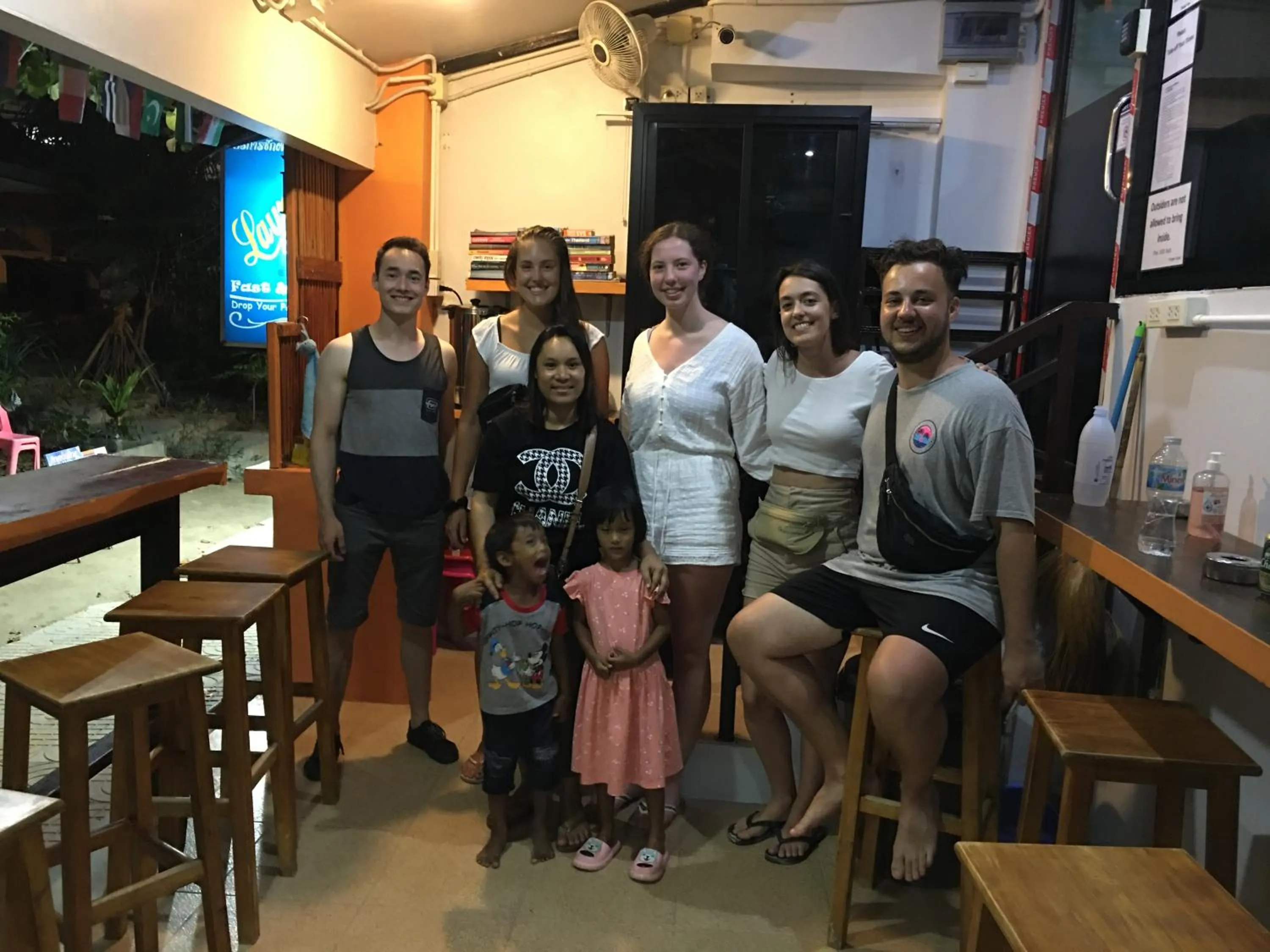 People in Voyagers Hostel