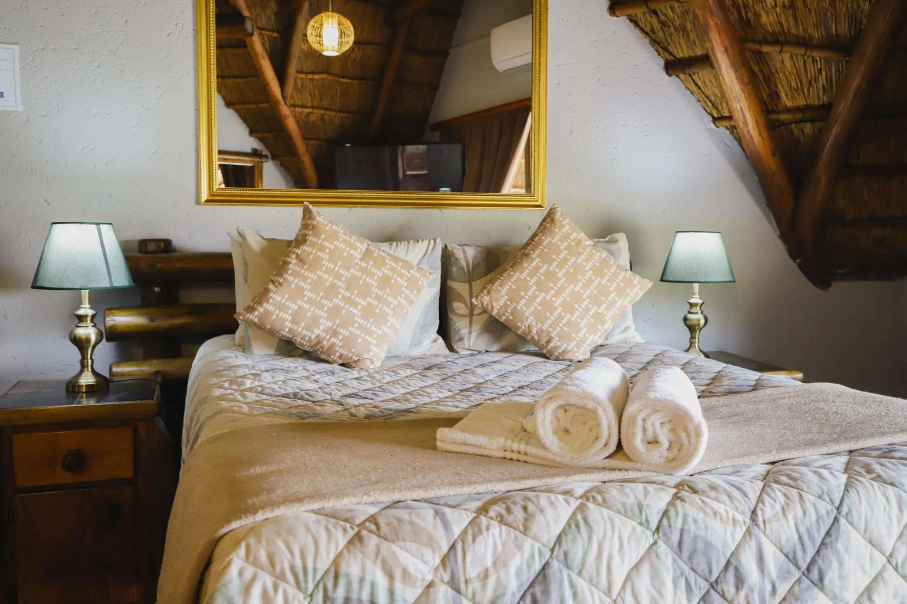 Bed in Maroela Guest Lodge