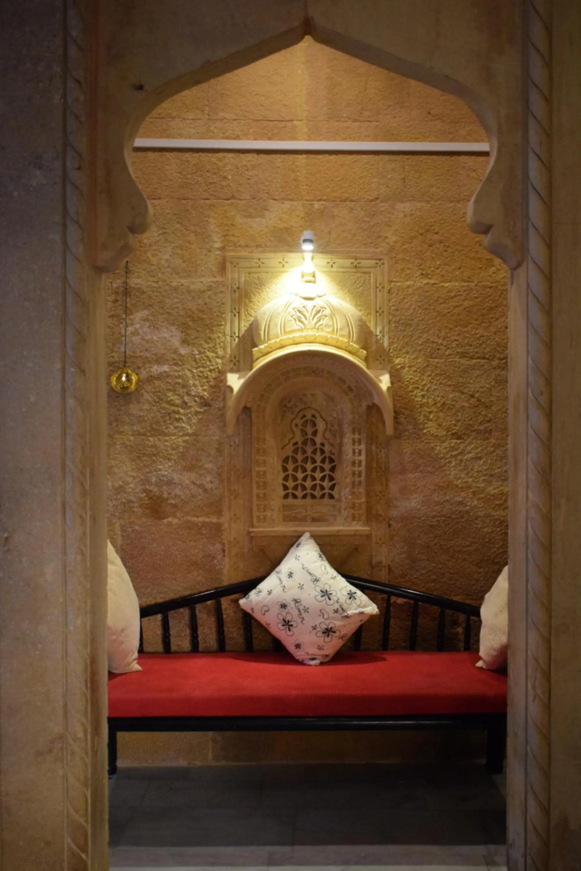 Property building, Bed in Moustache Jaisalmer