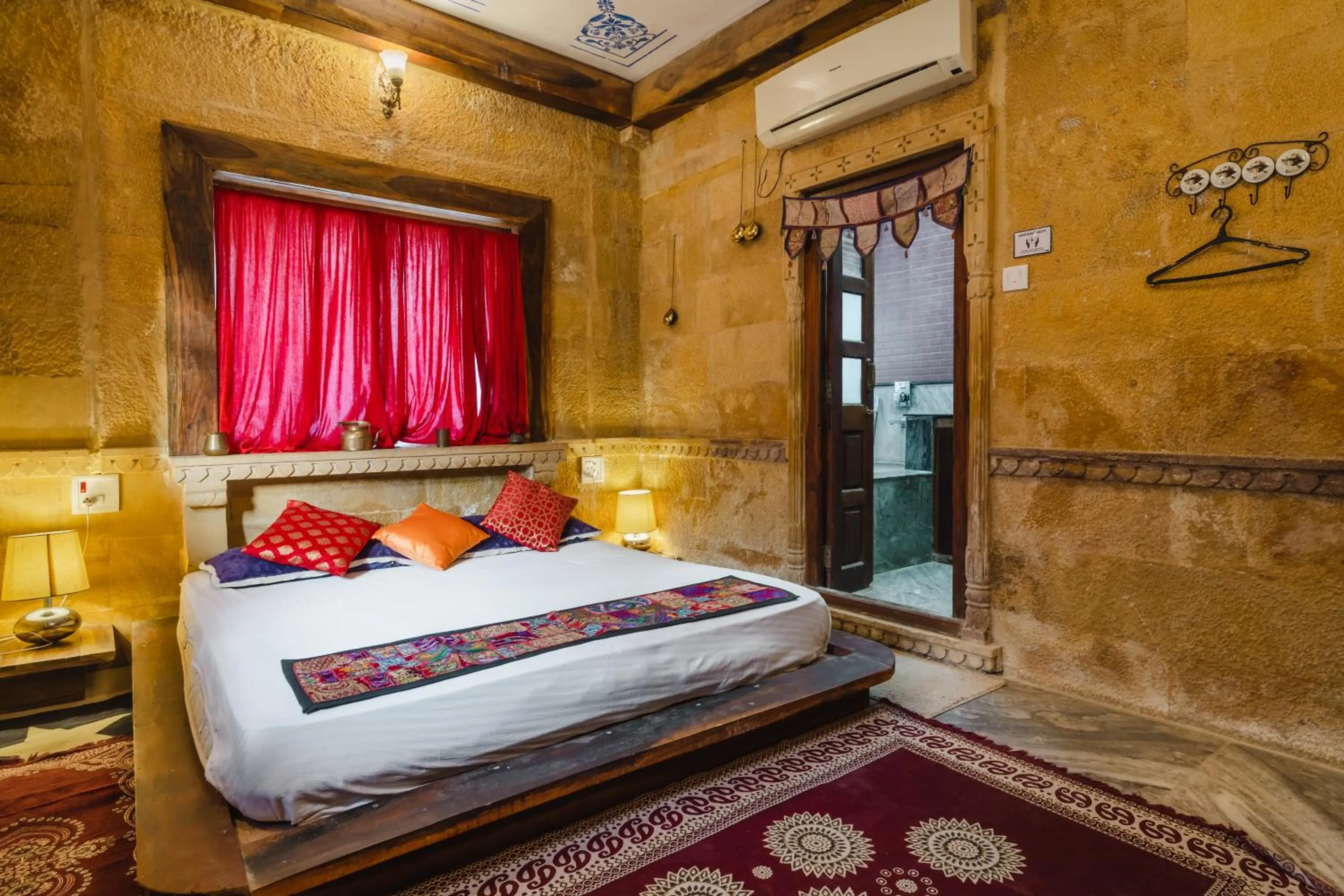 Bedroom, Bed in Moustache Jaisalmer
