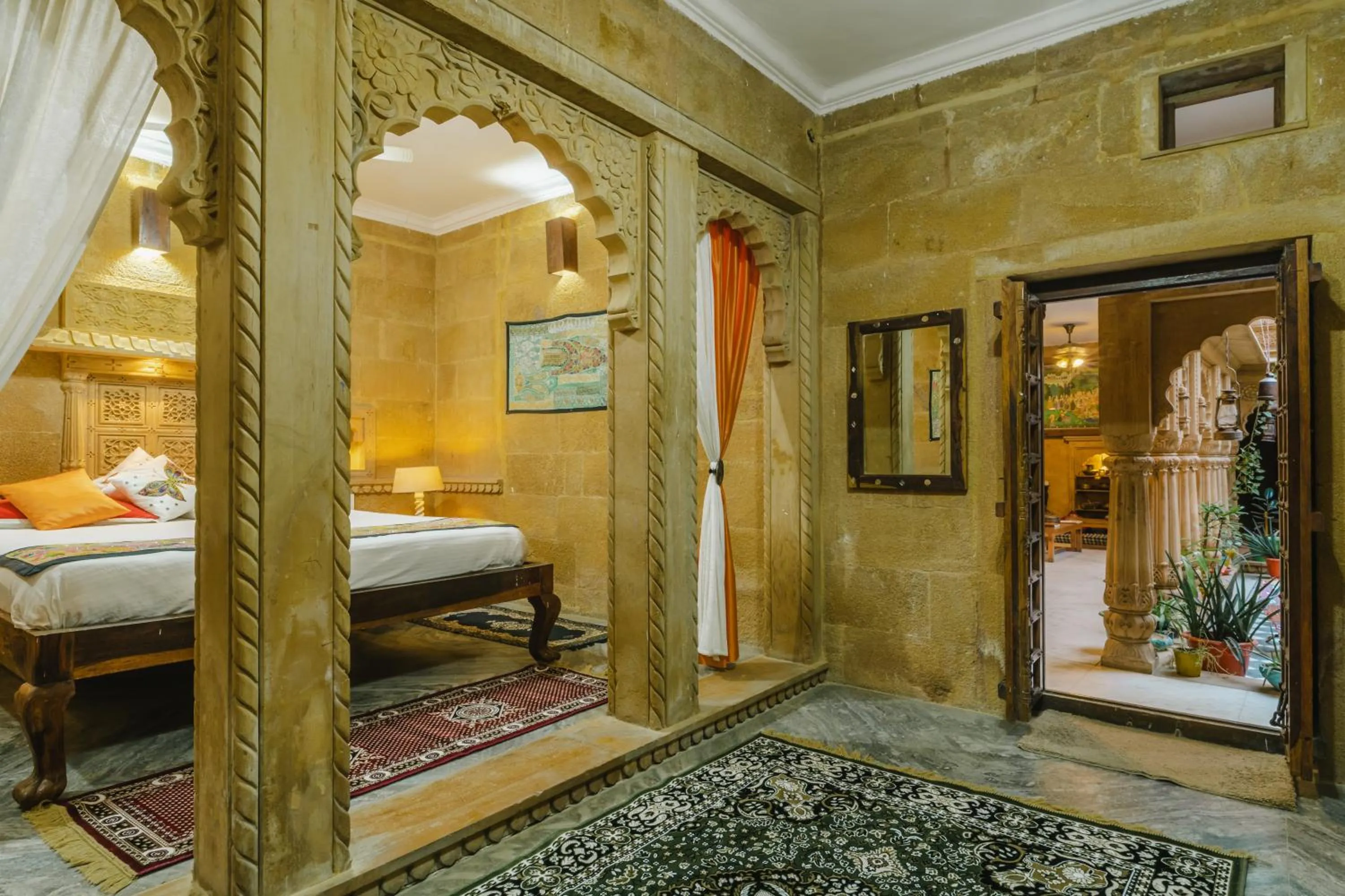 Bedroom, Bed in Moustache Jaisalmer