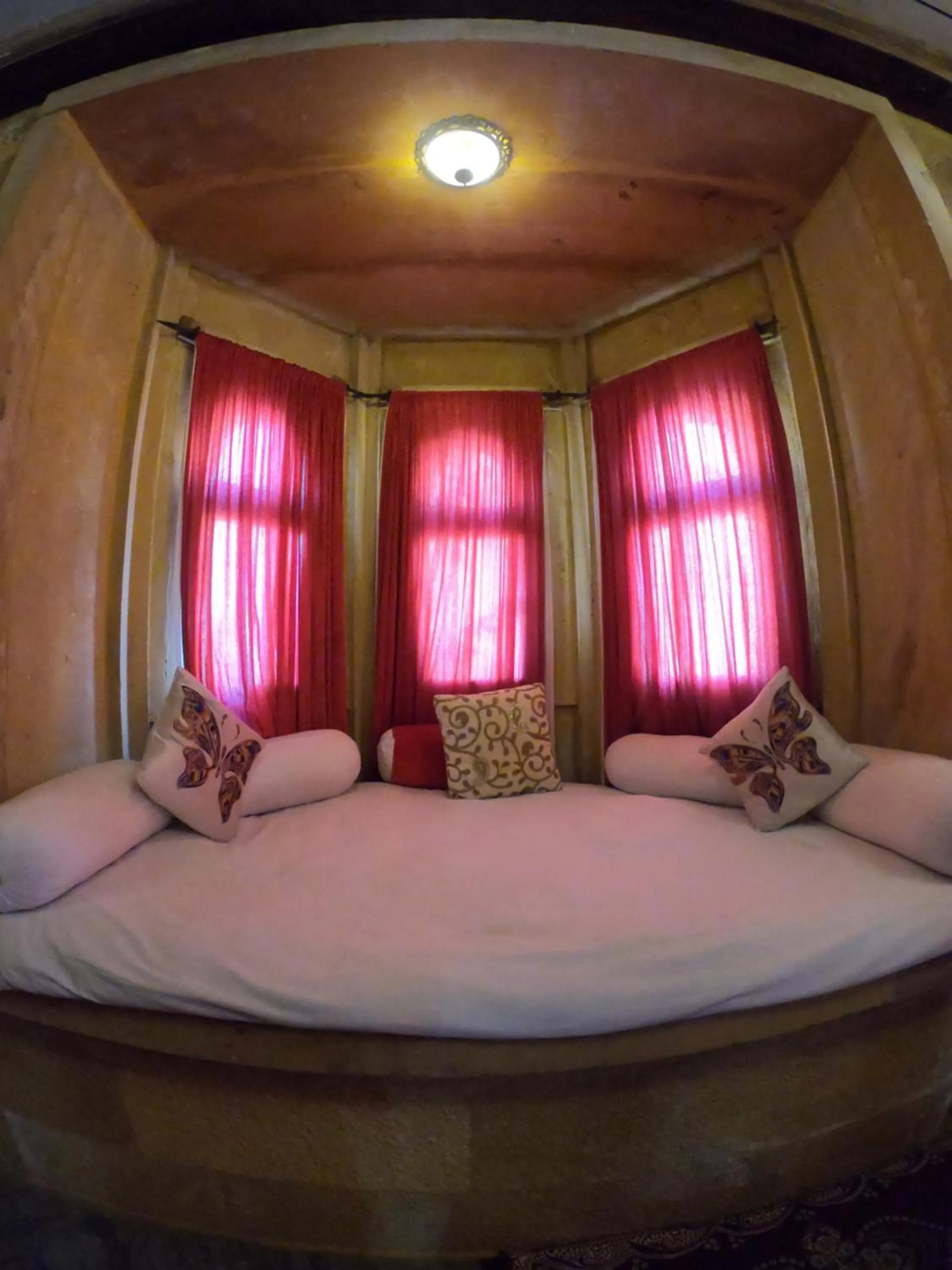 Seating area, Bed in Moustache Jaisalmer