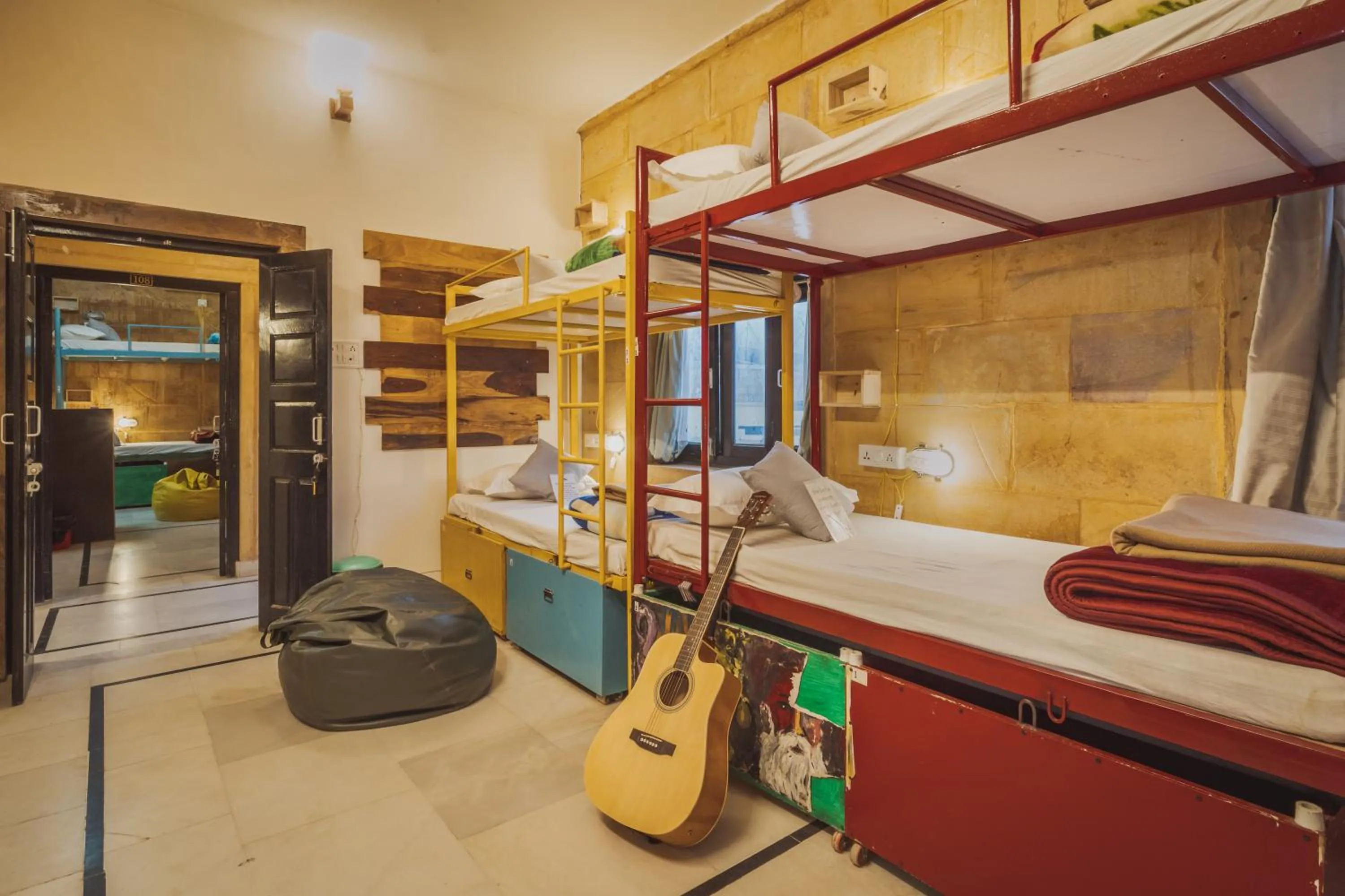 bunk bed, Bed in Moustache Jaisalmer