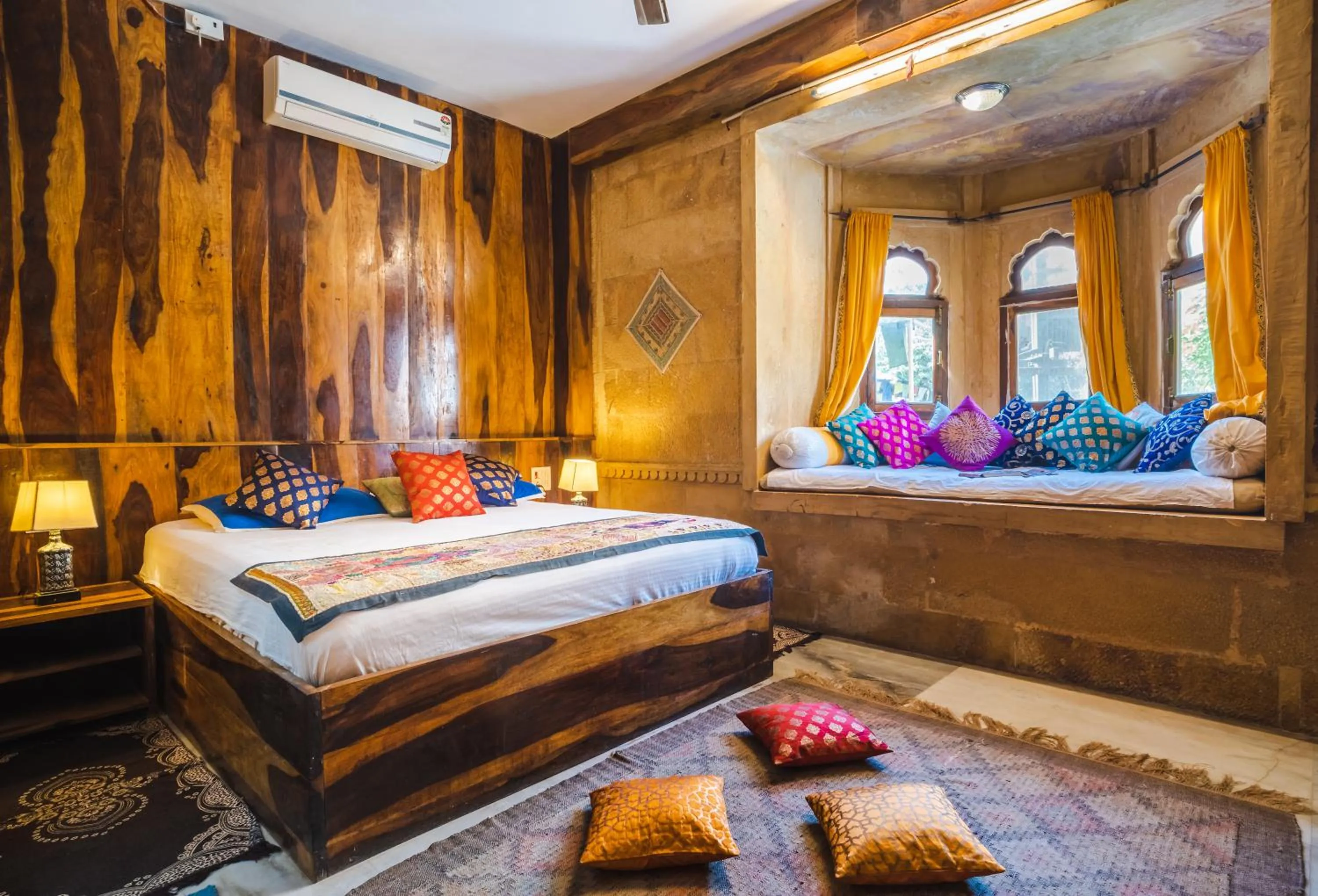 Bedroom, Bed in Moustache Jaisalmer