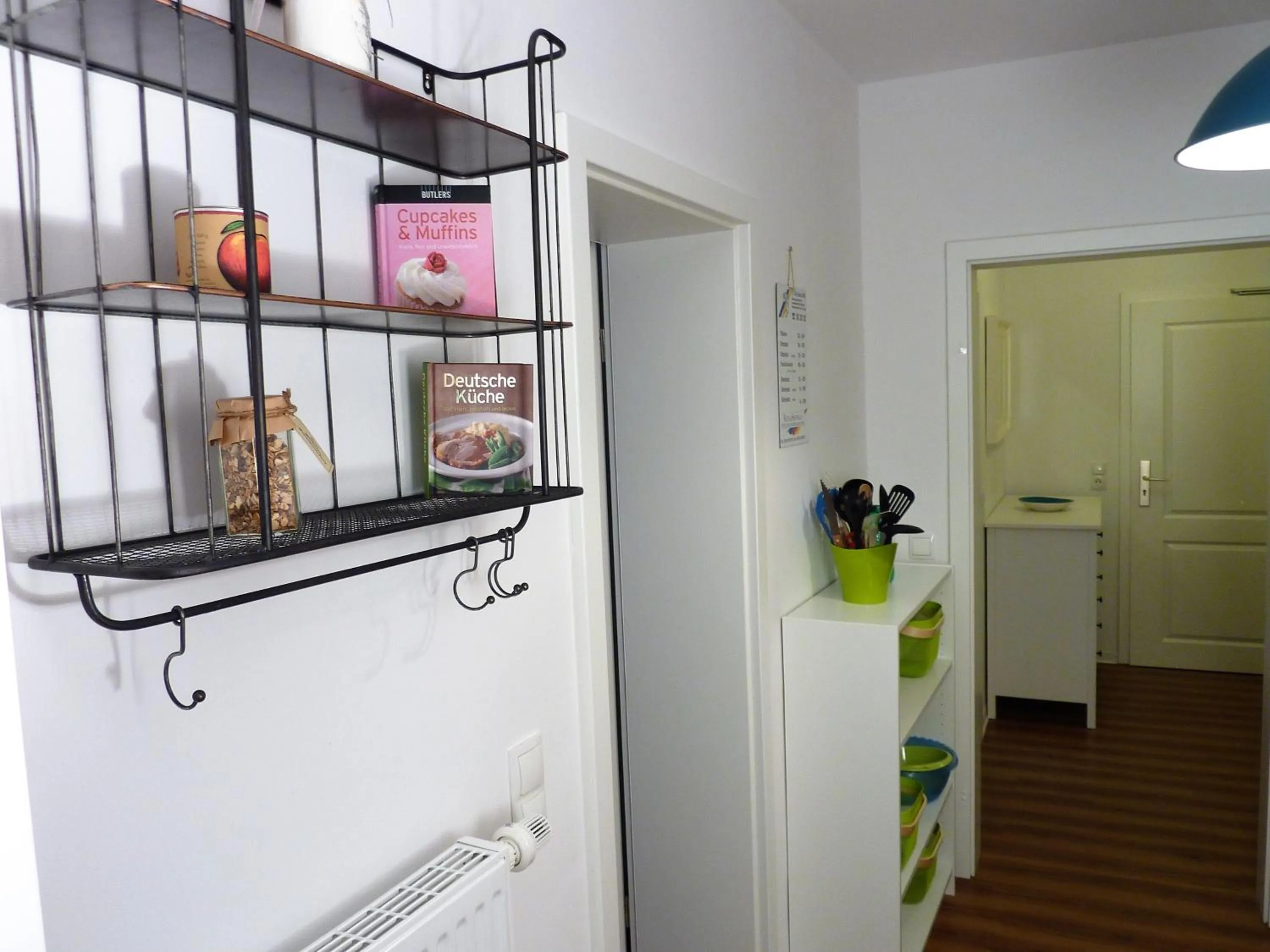 Kitchen or kitchenette in City Apartment Jena