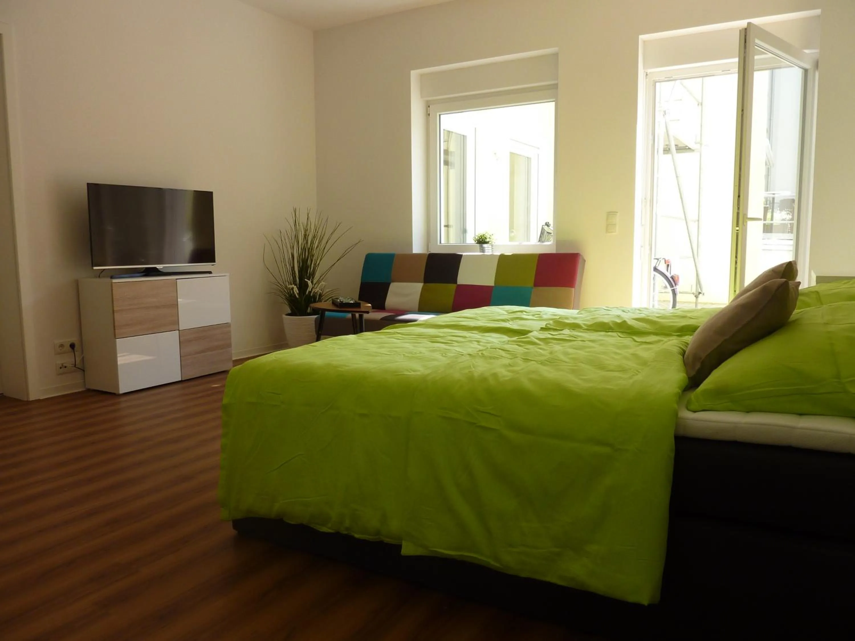 Photo of the whole room, Bed in City Apartment Jena