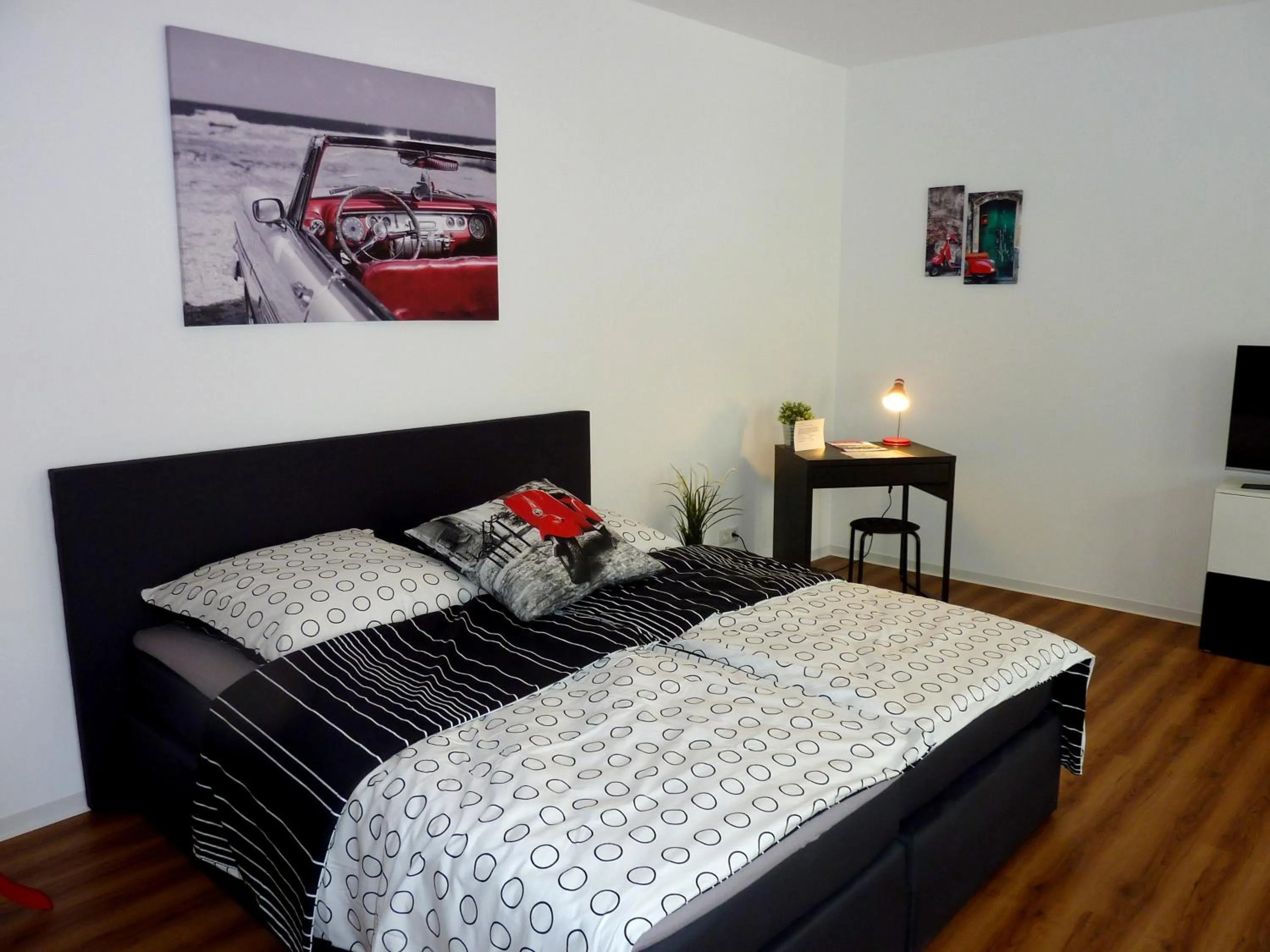 Photo of the whole room, Bed in City Apartment Jena