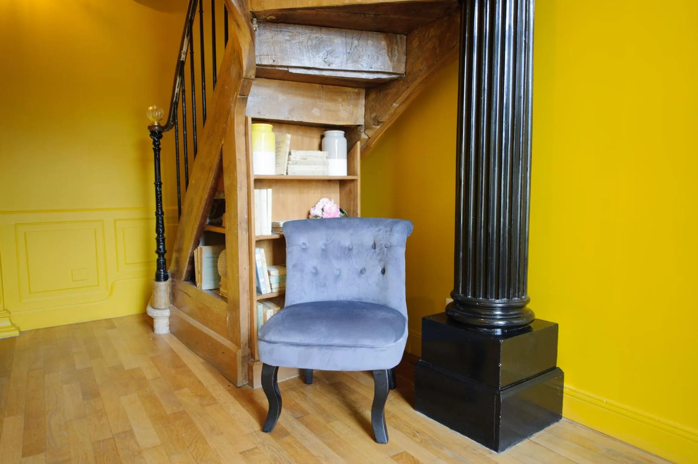 Lobby or reception in Villa Clément Appart'Hotel St Clément proche de Sens