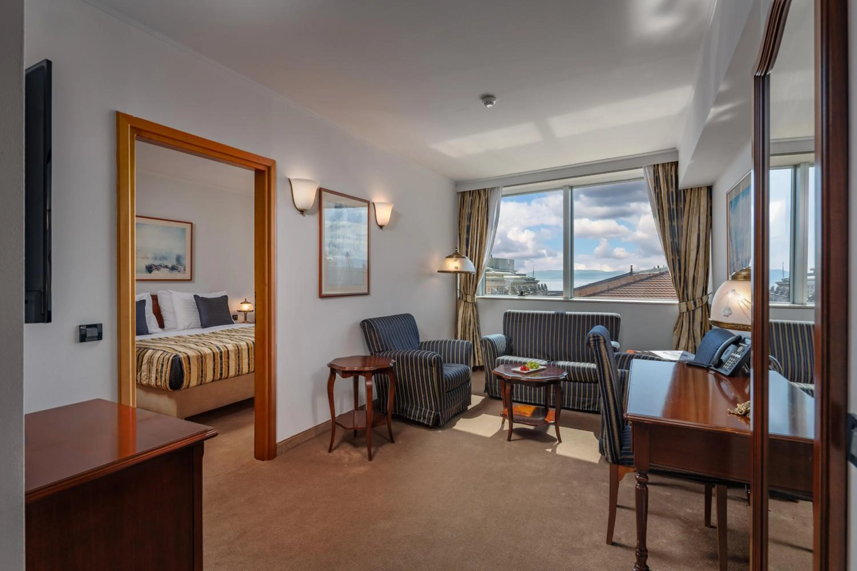 Bed in Grand Hotel Bonavia