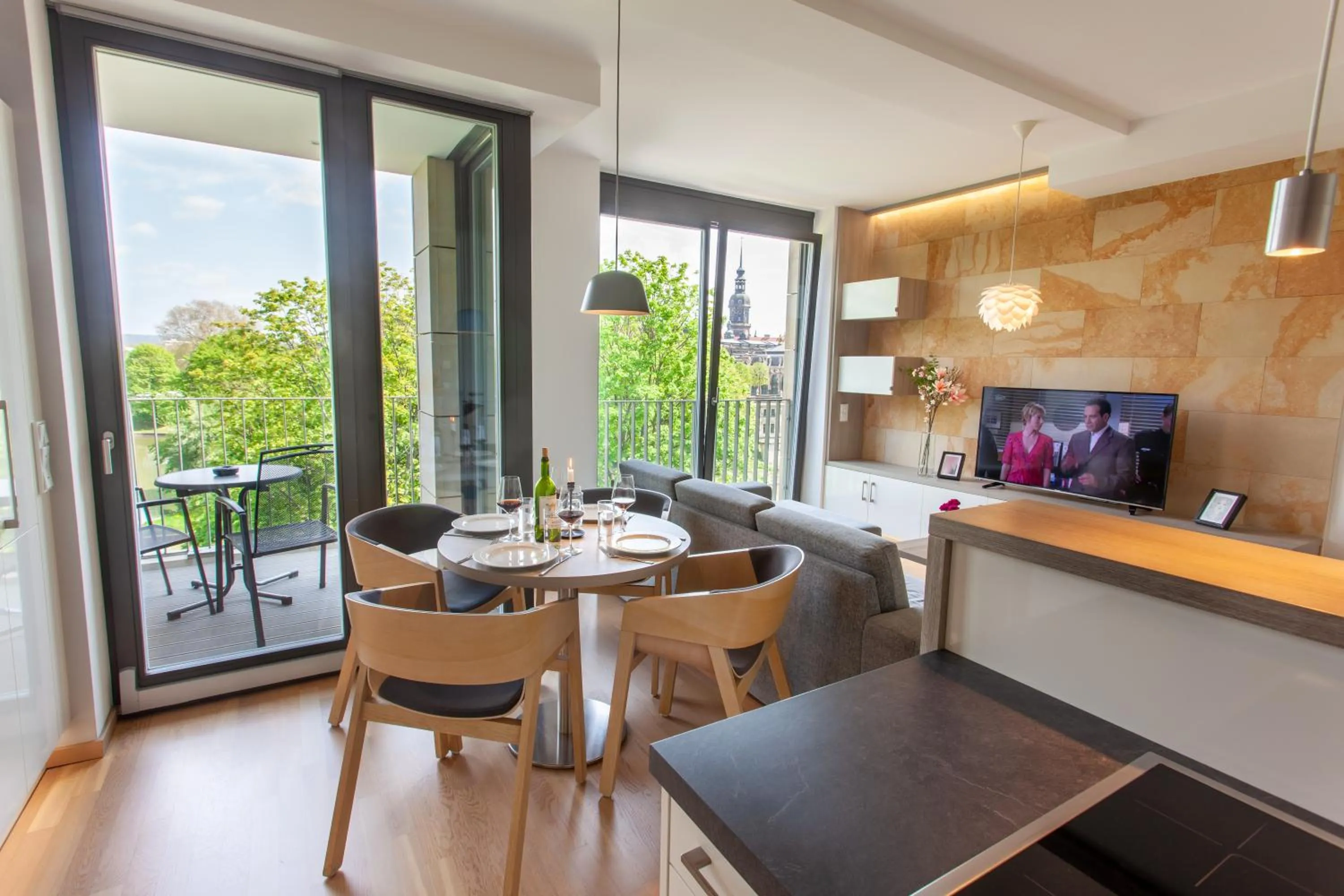 Seating area in Residenz am Zwinger