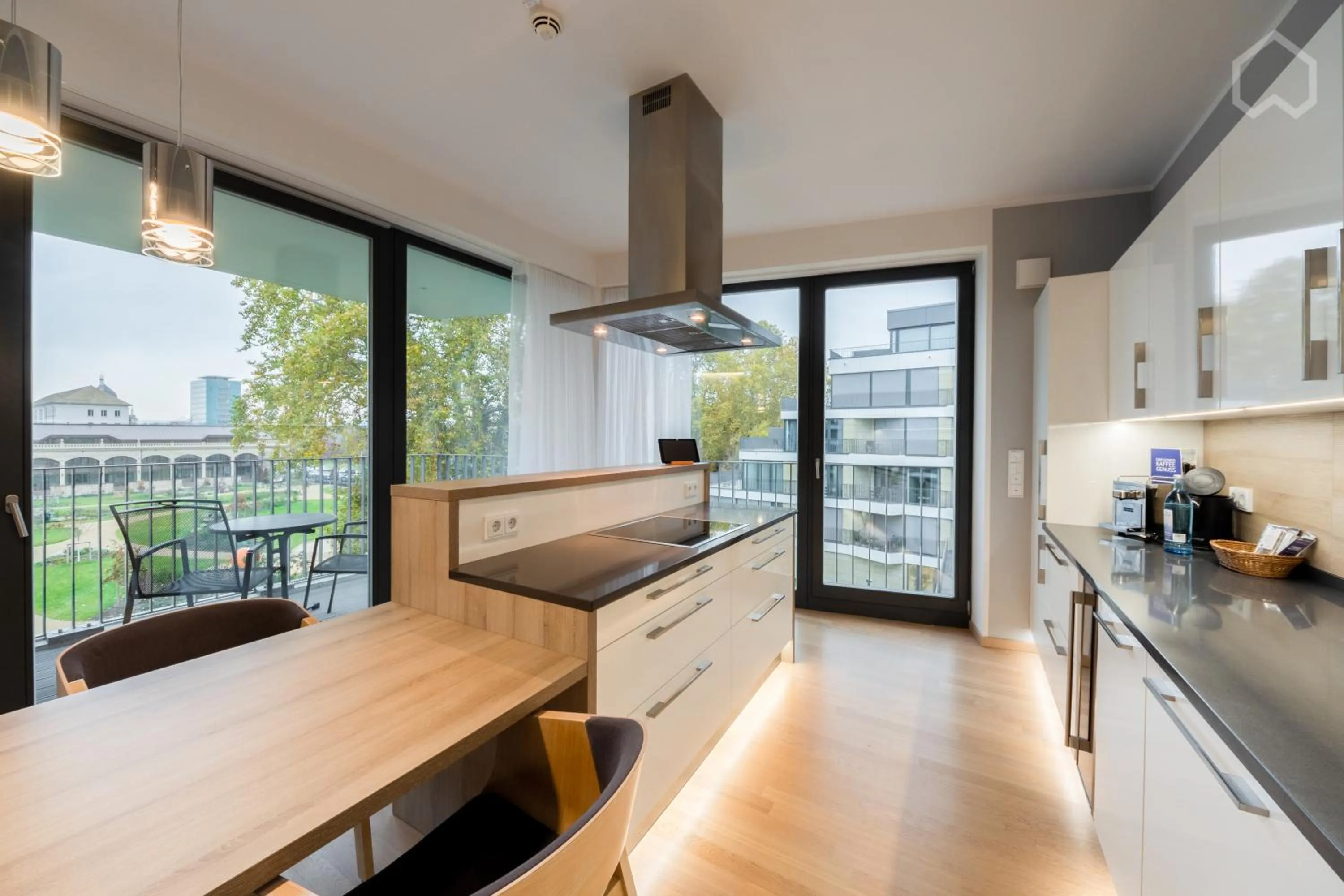 Kitchen or kitchenette in Residenz am Zwinger