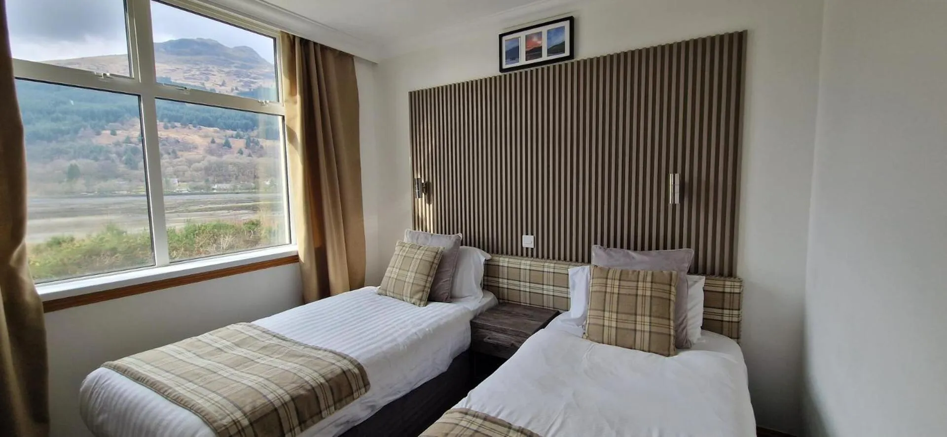 Bed in Loch Long Hotel