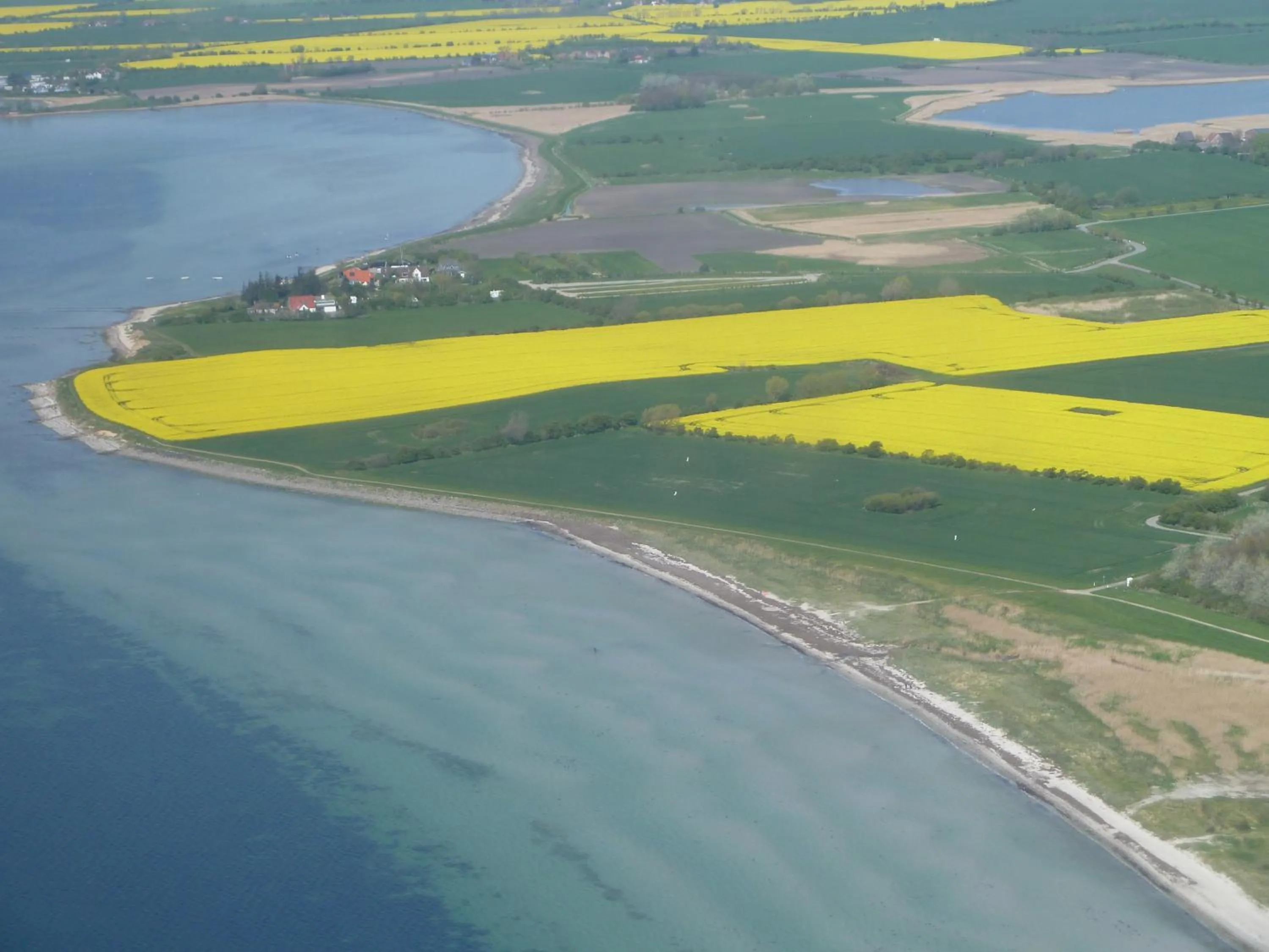 Bird's eye view in Haus Achtern Diek in erster Reihe am Meer