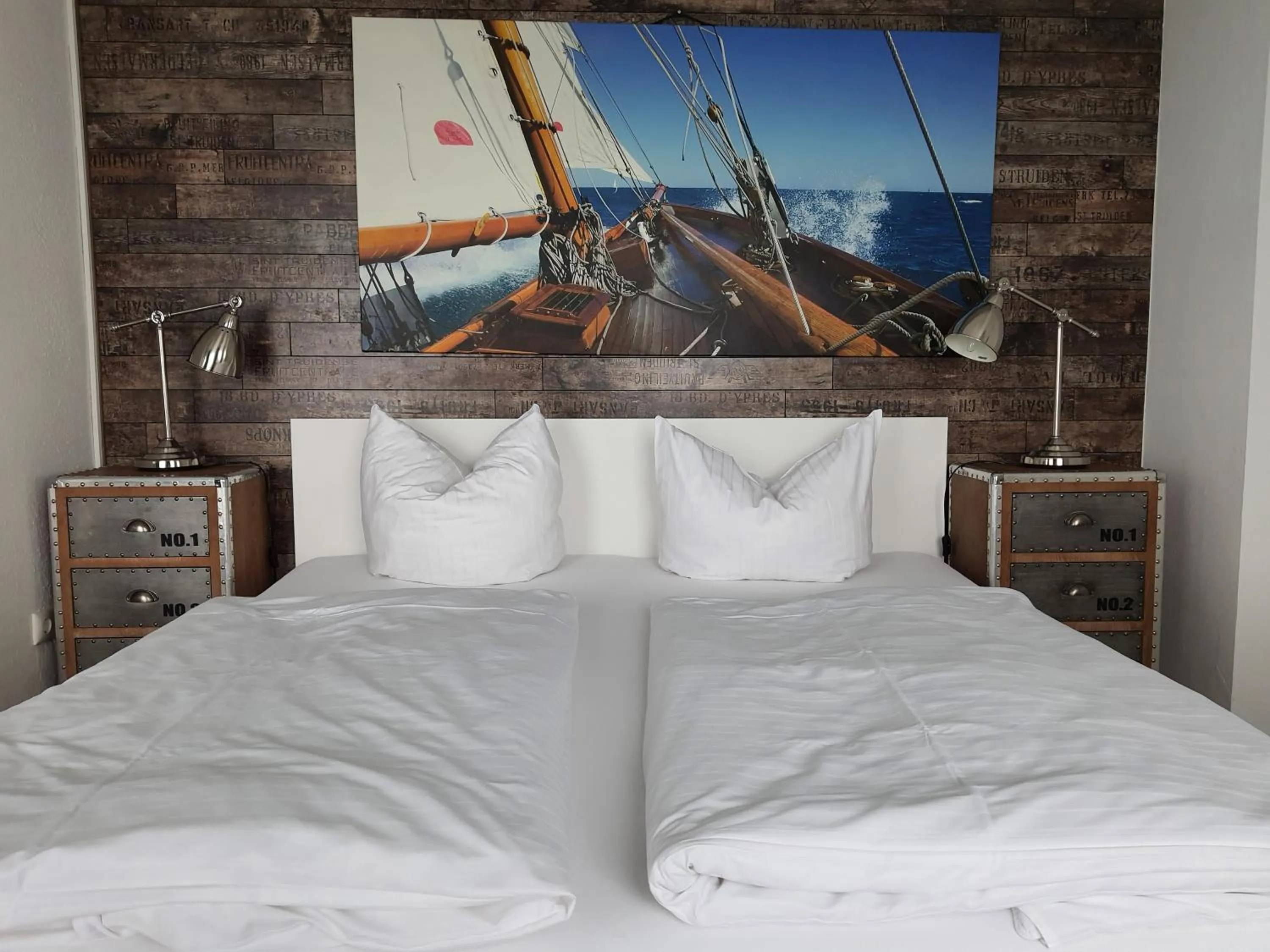 Photo of the whole room, Bed in Haus Achtern Diek in erster Reihe am Meer