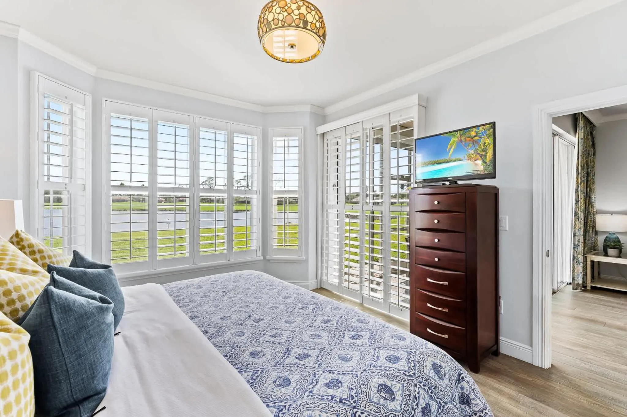 Bed in Bologna Golf Condo in the Lely Resort