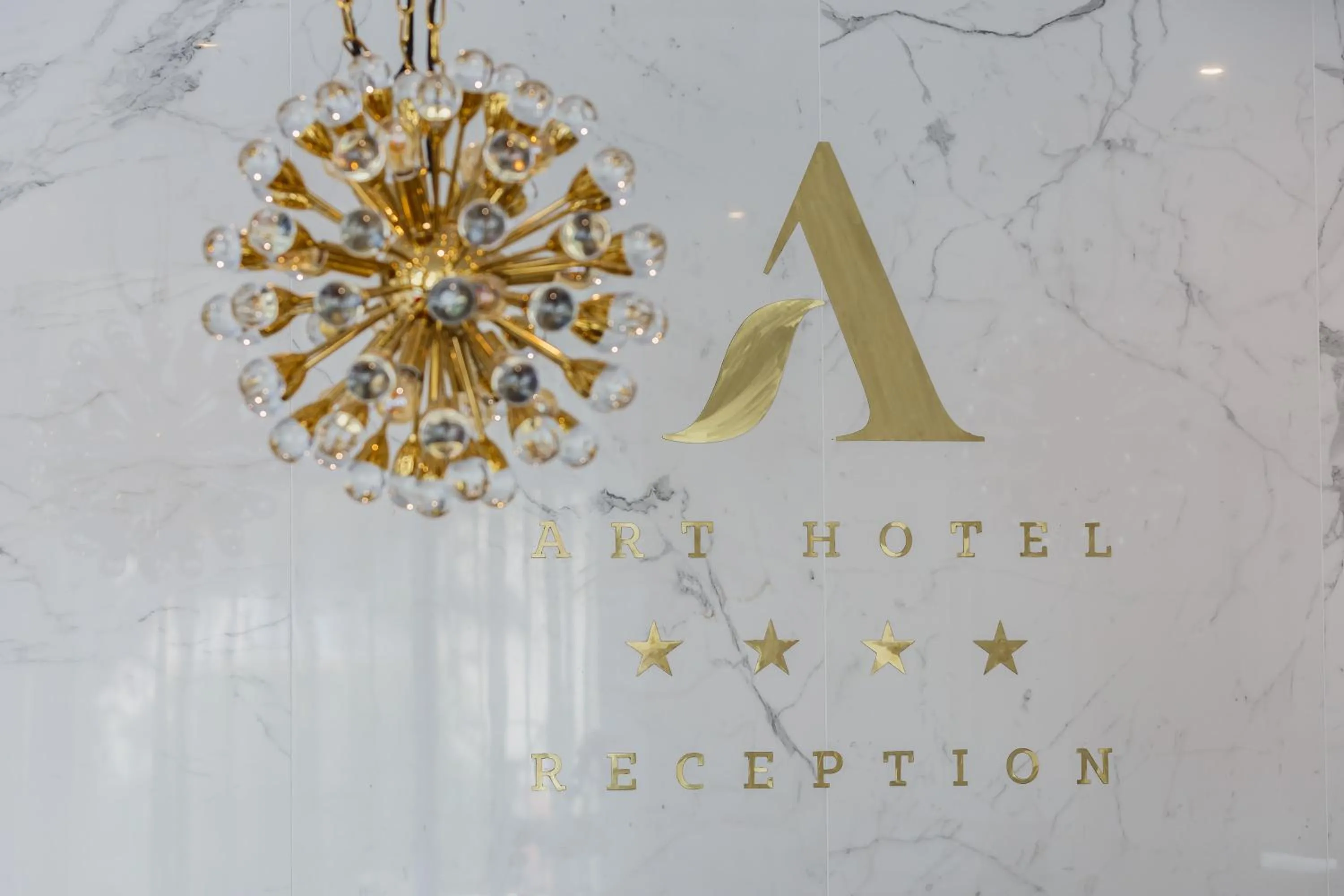 Property logo or sign in Art Hotel