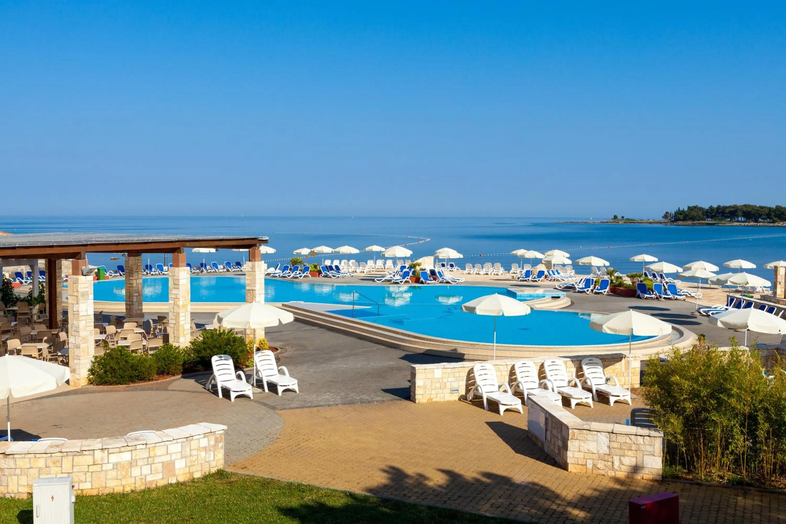 Beach in Apartments Stella Plava Laguna