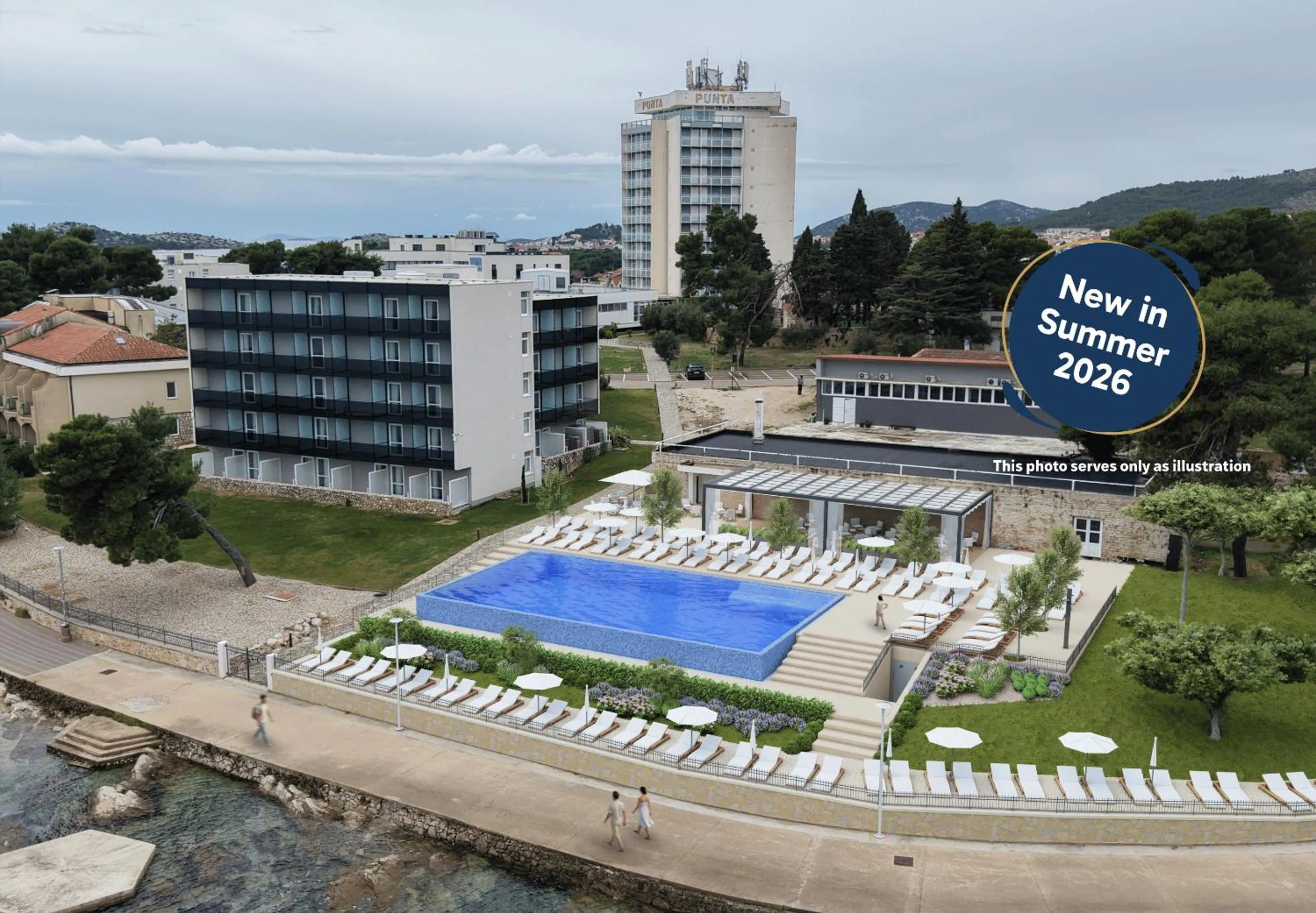 Swimming pool in Hotel Punta