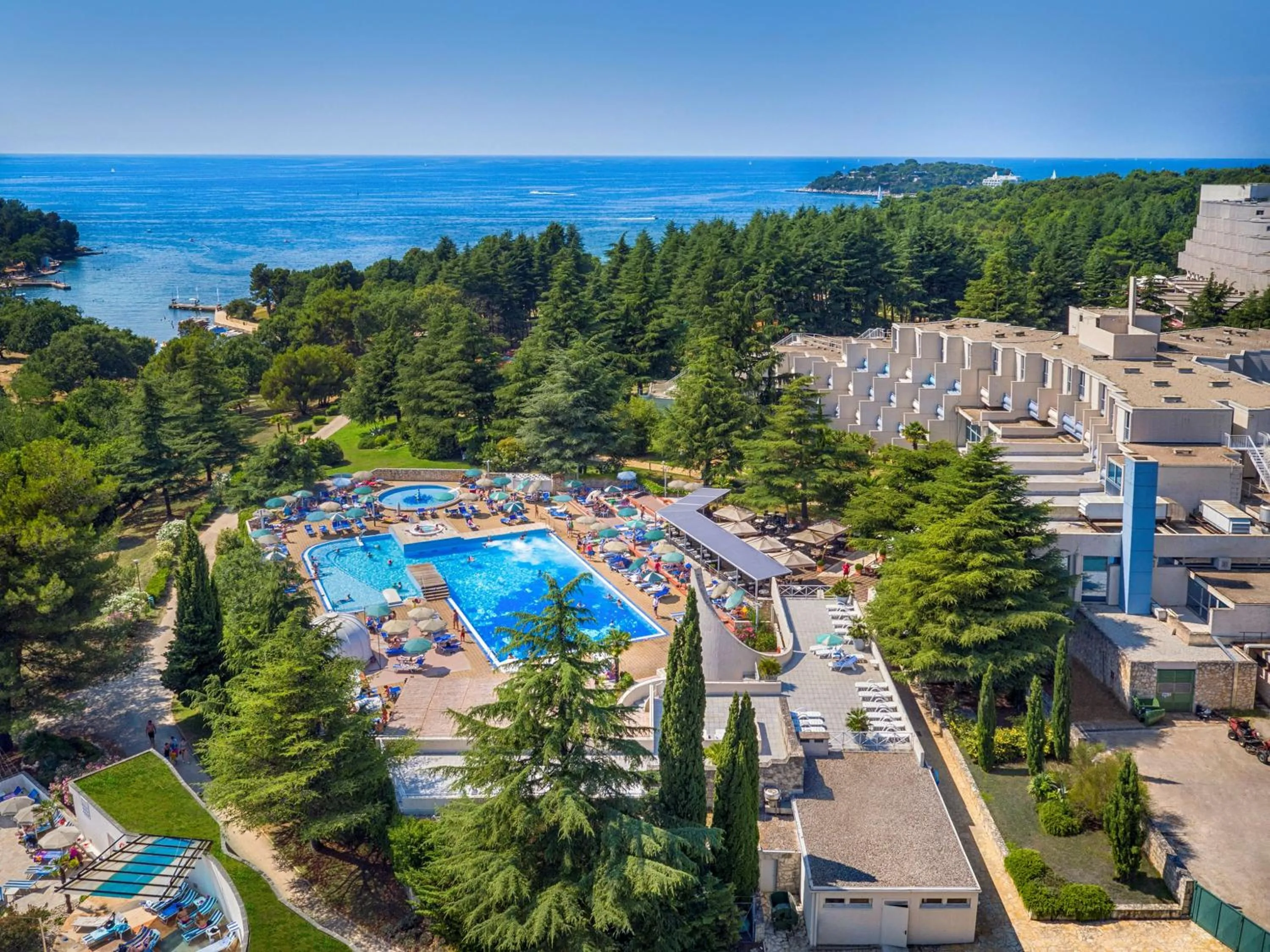 Swimming pool in Valamar Crystal Hotel