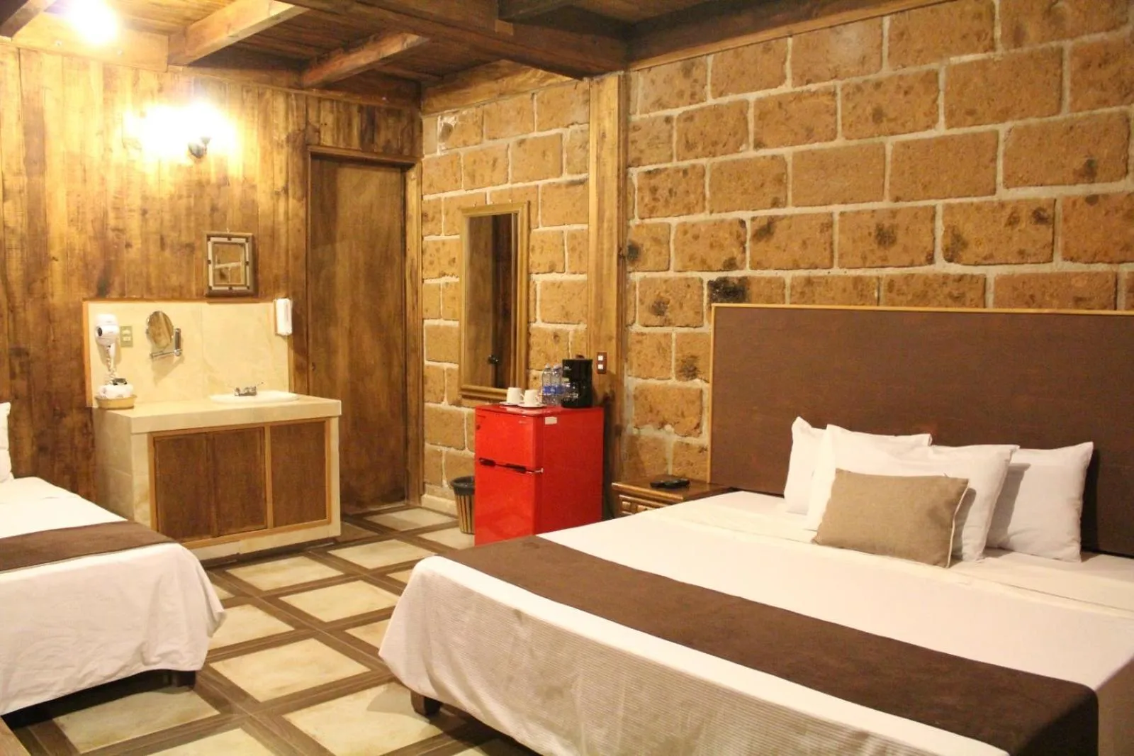 Bed in Hotel Real Nirvana