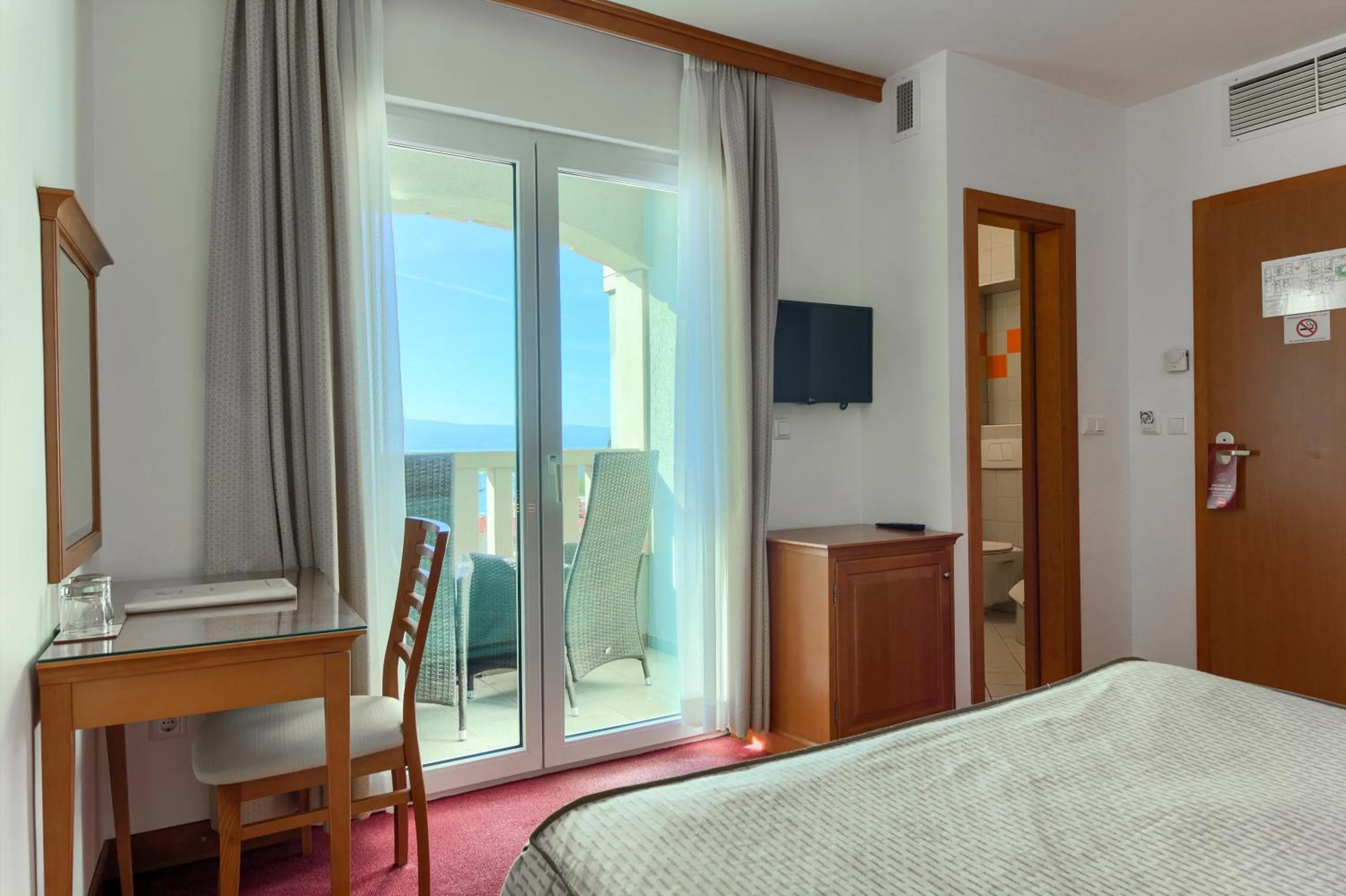 Bed in Hotel Villa Dvor