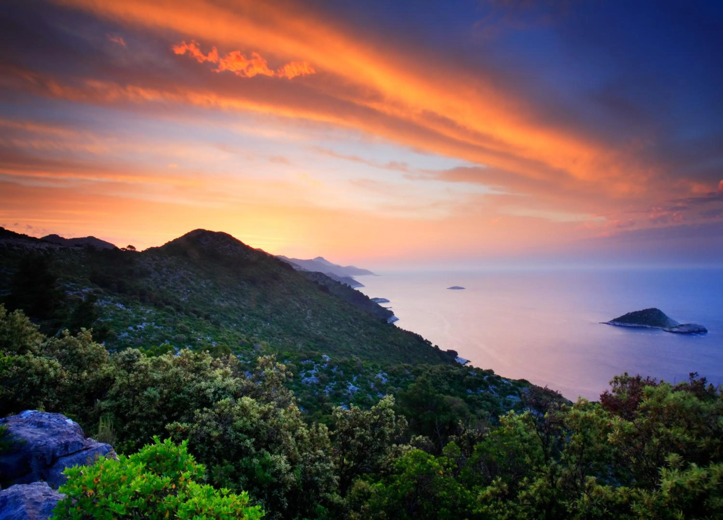 Bird's eye view in Hotel Odisej