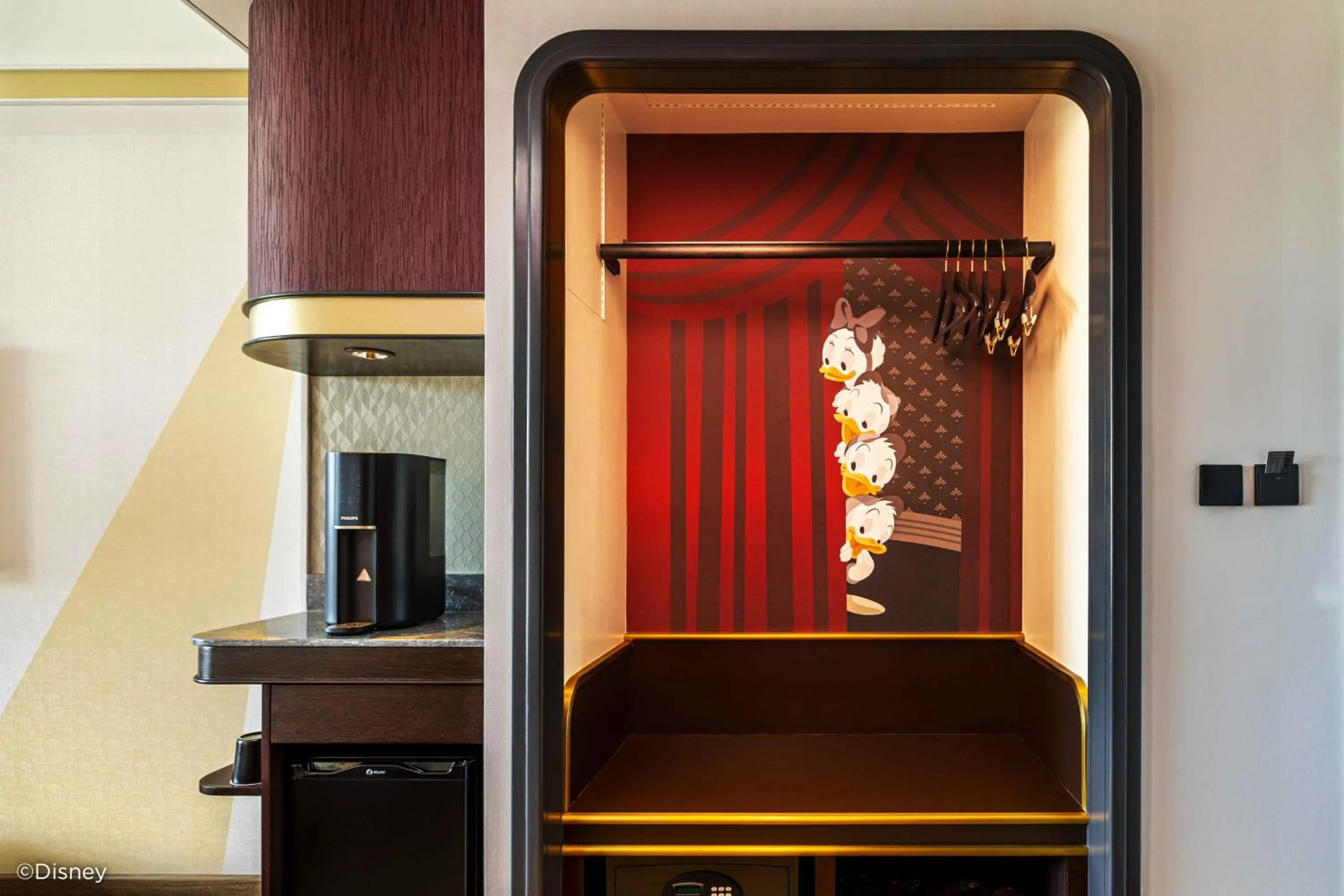 Decorative detail, Bed in Disney's Hollywood Hotel