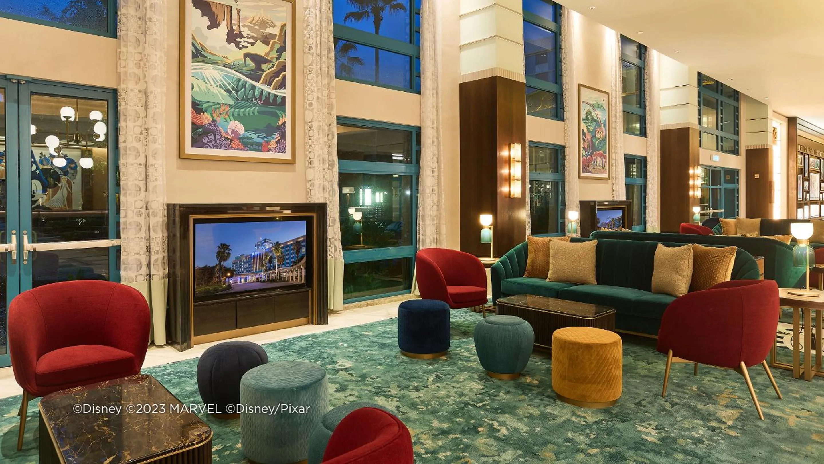 Lobby or reception in Disney's Hollywood Hotel