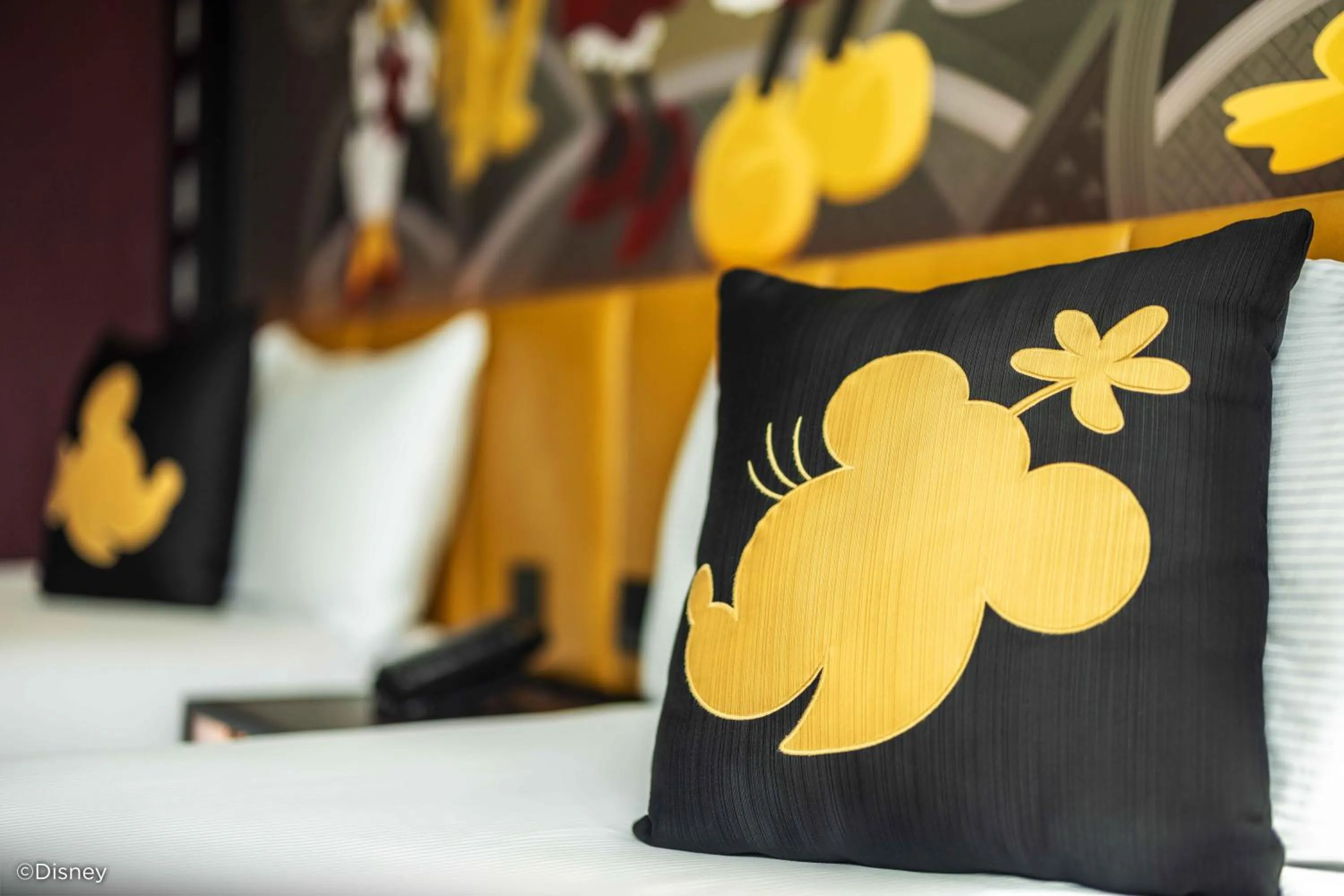 Decorative detail, Bed in Disney's Hollywood Hotel