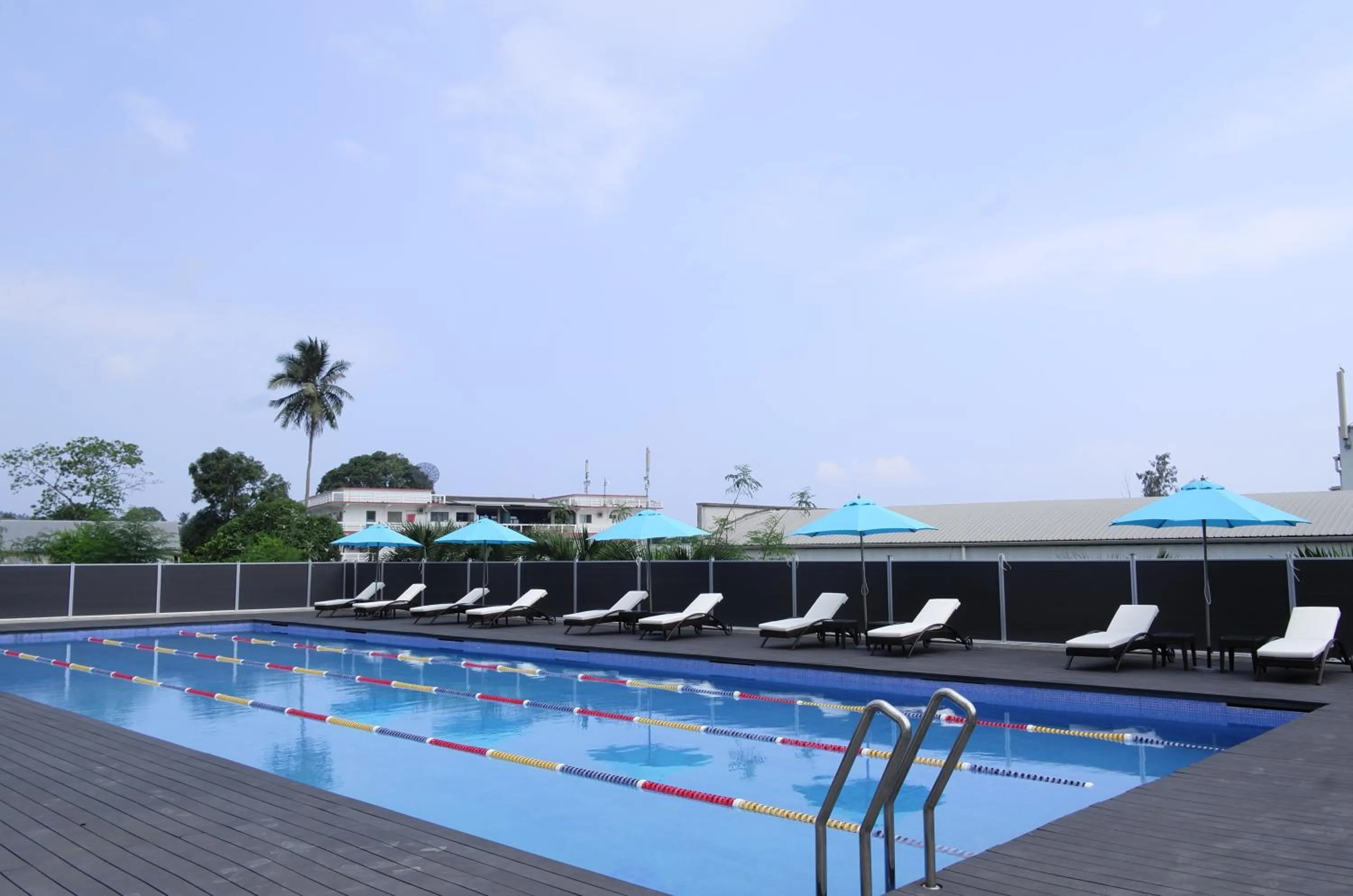Swimming pool in Luganvilla Business Hotel and Restaurant