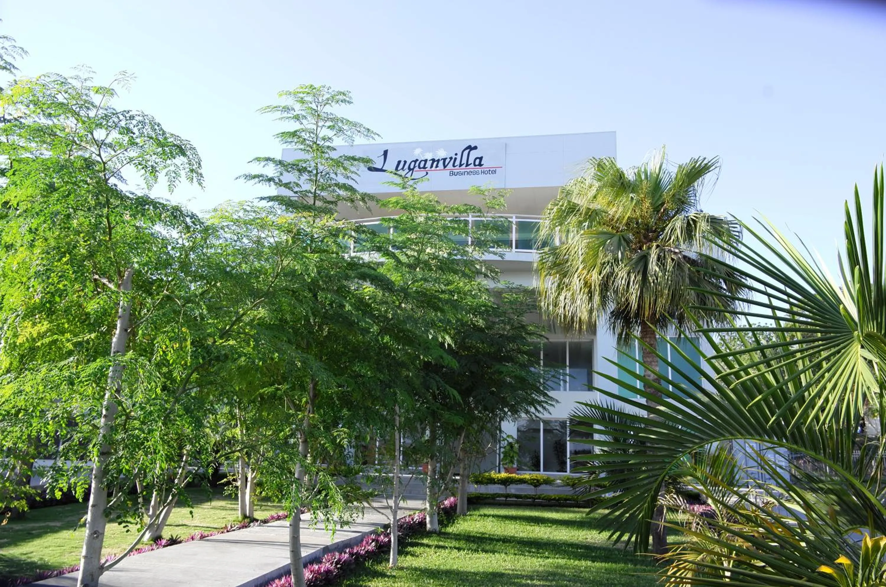 Facade/entrance in Luganvilla Business Hotel and Restaurant