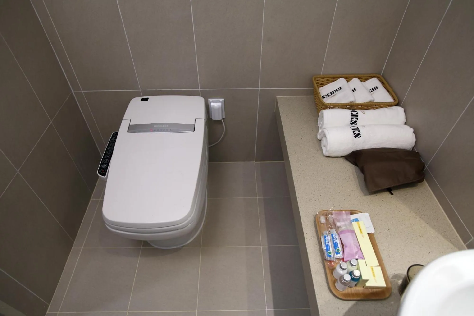 Toilet in Bricks Hotel