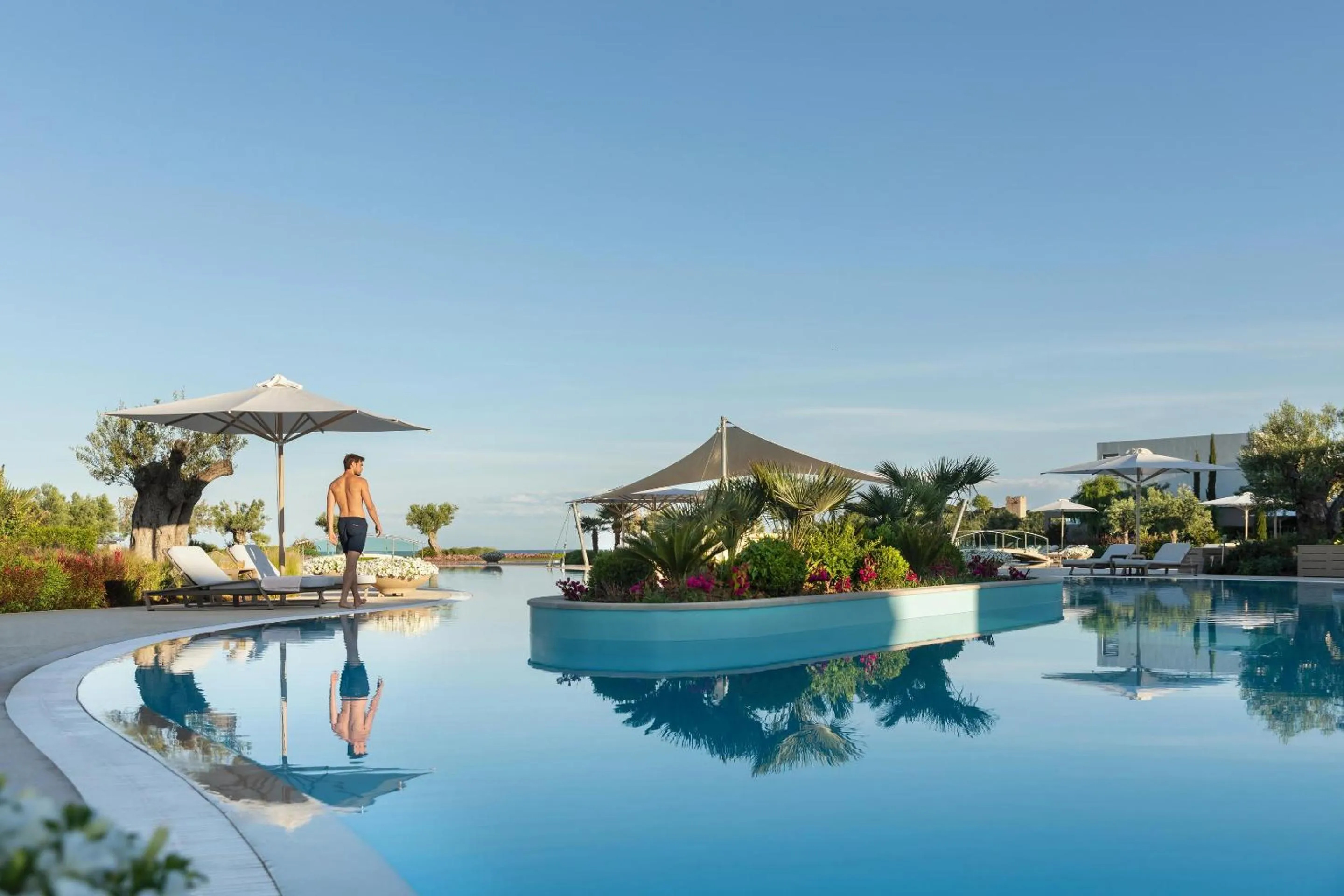 Swimming pool in Sani Dunes