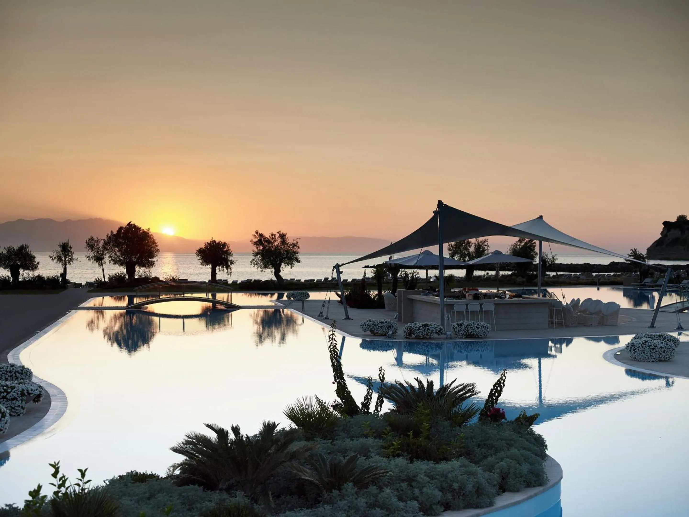 Swimming pool in Sani Dunes