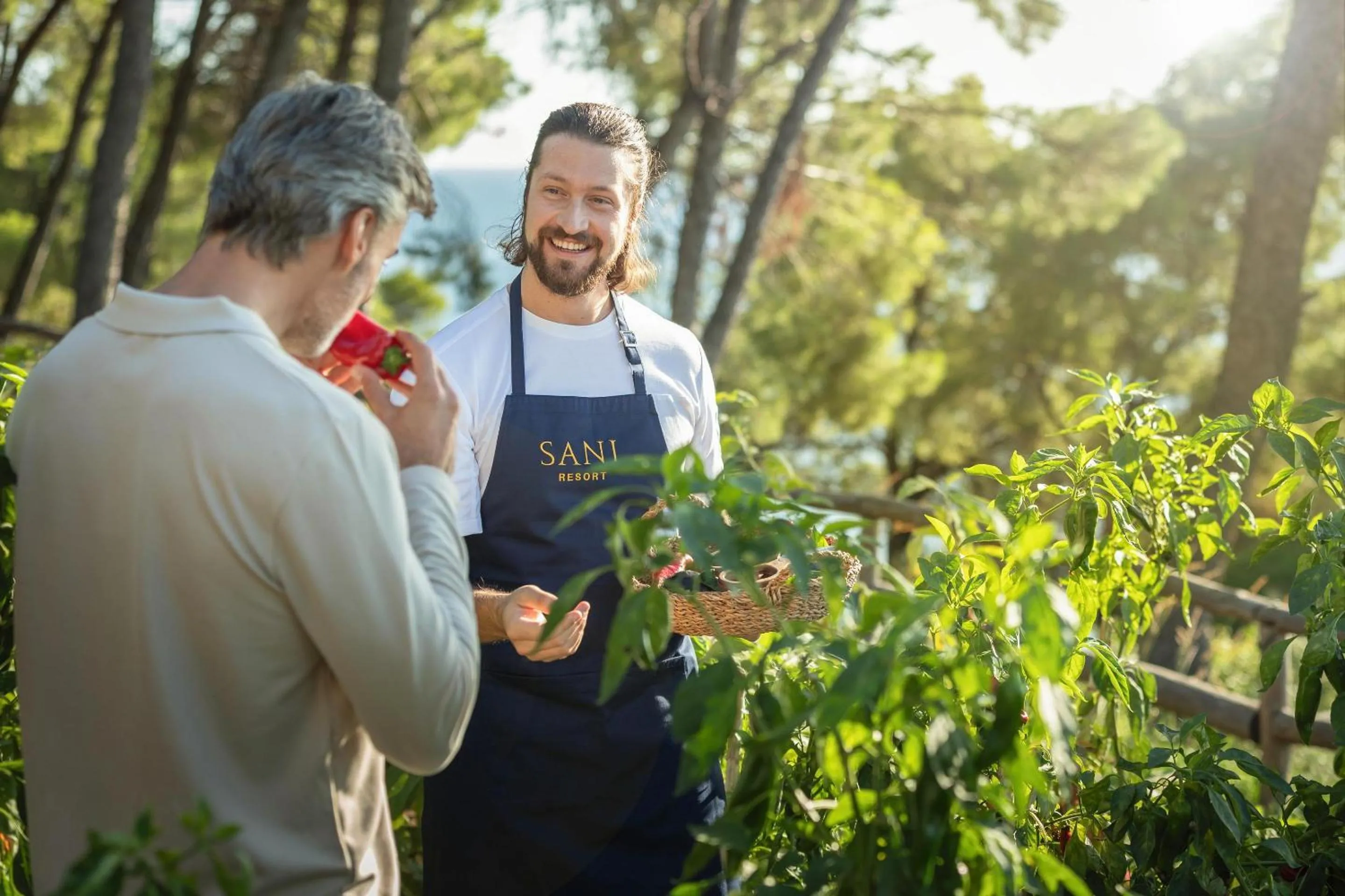 People in Sani Dunes
