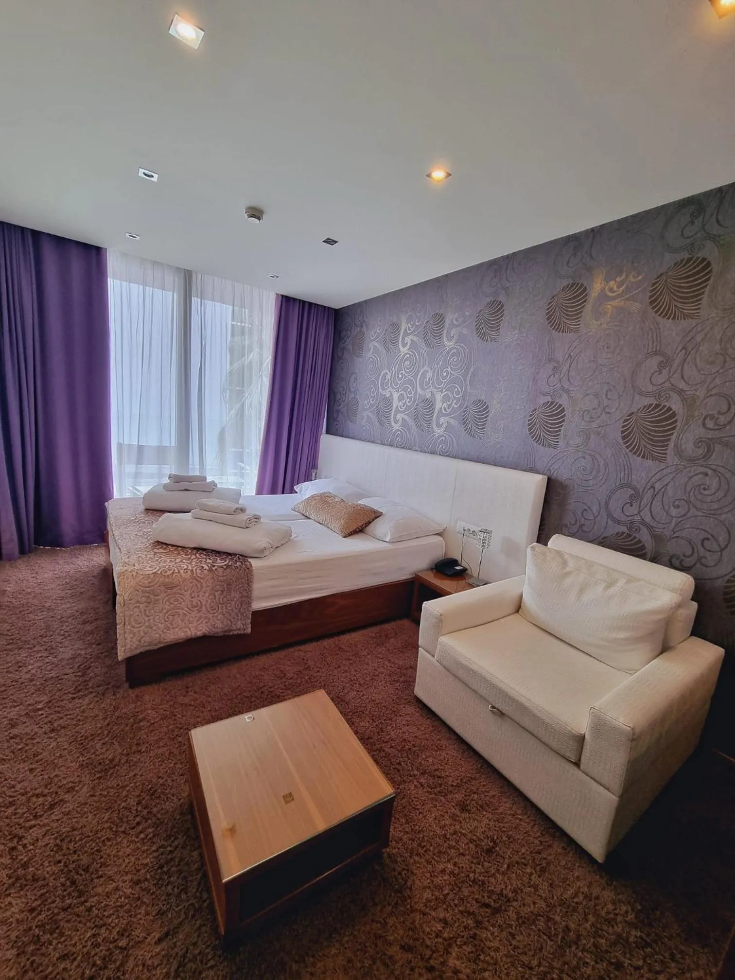 Bed in Hotel San Antonio