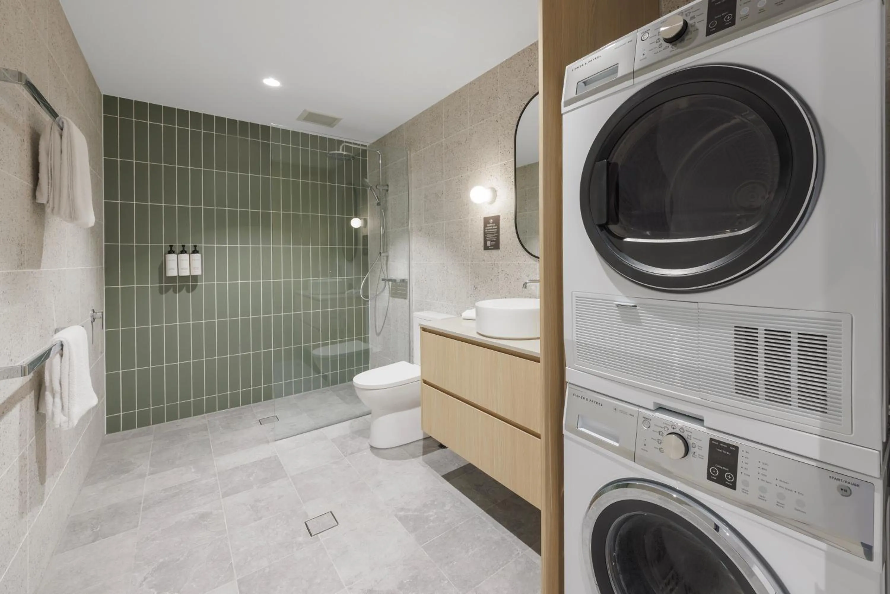 Shower in Quest Port Adelaide