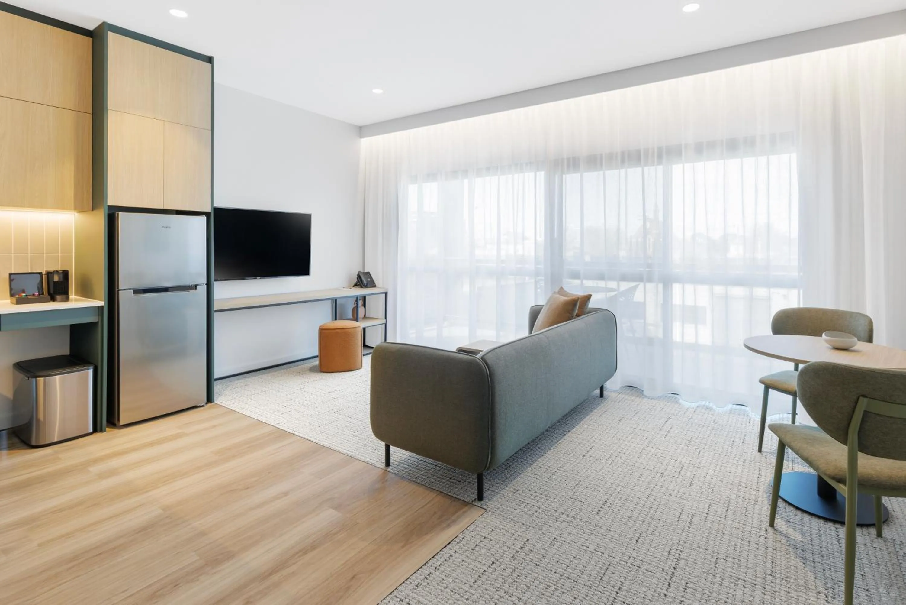 Living room in Quest Port Adelaide