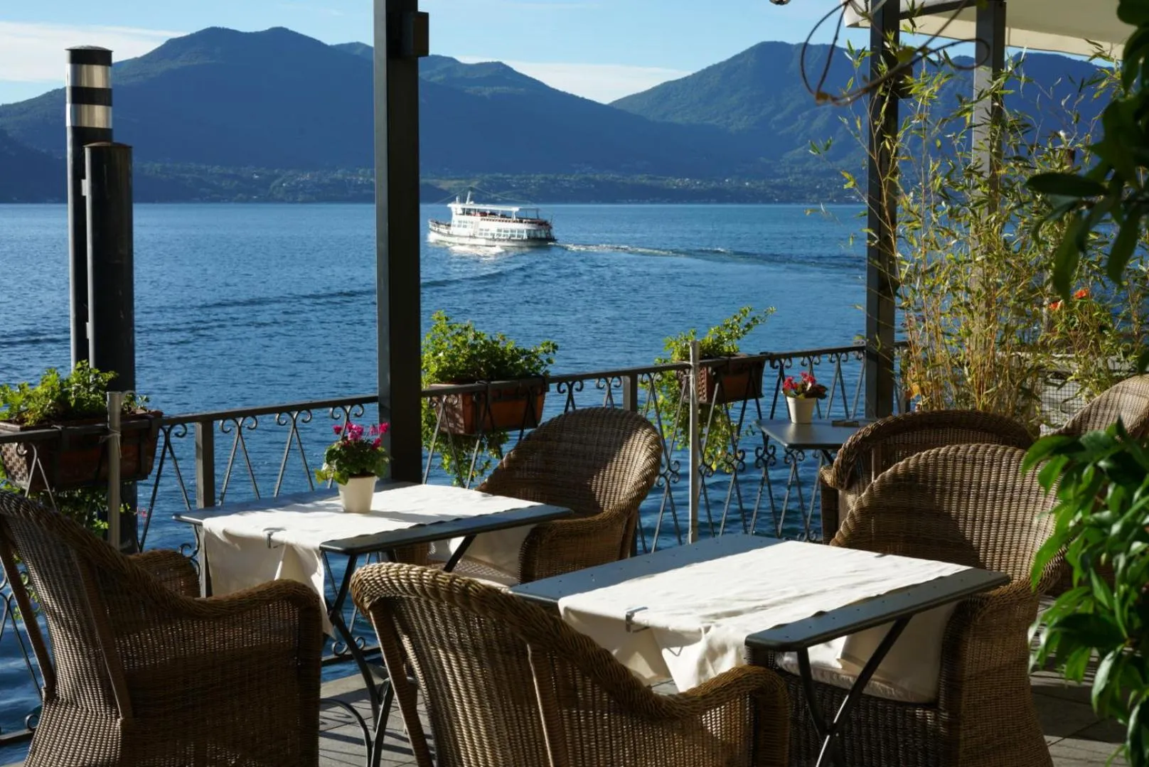 Balcony/Terrace in Hotel Cannero