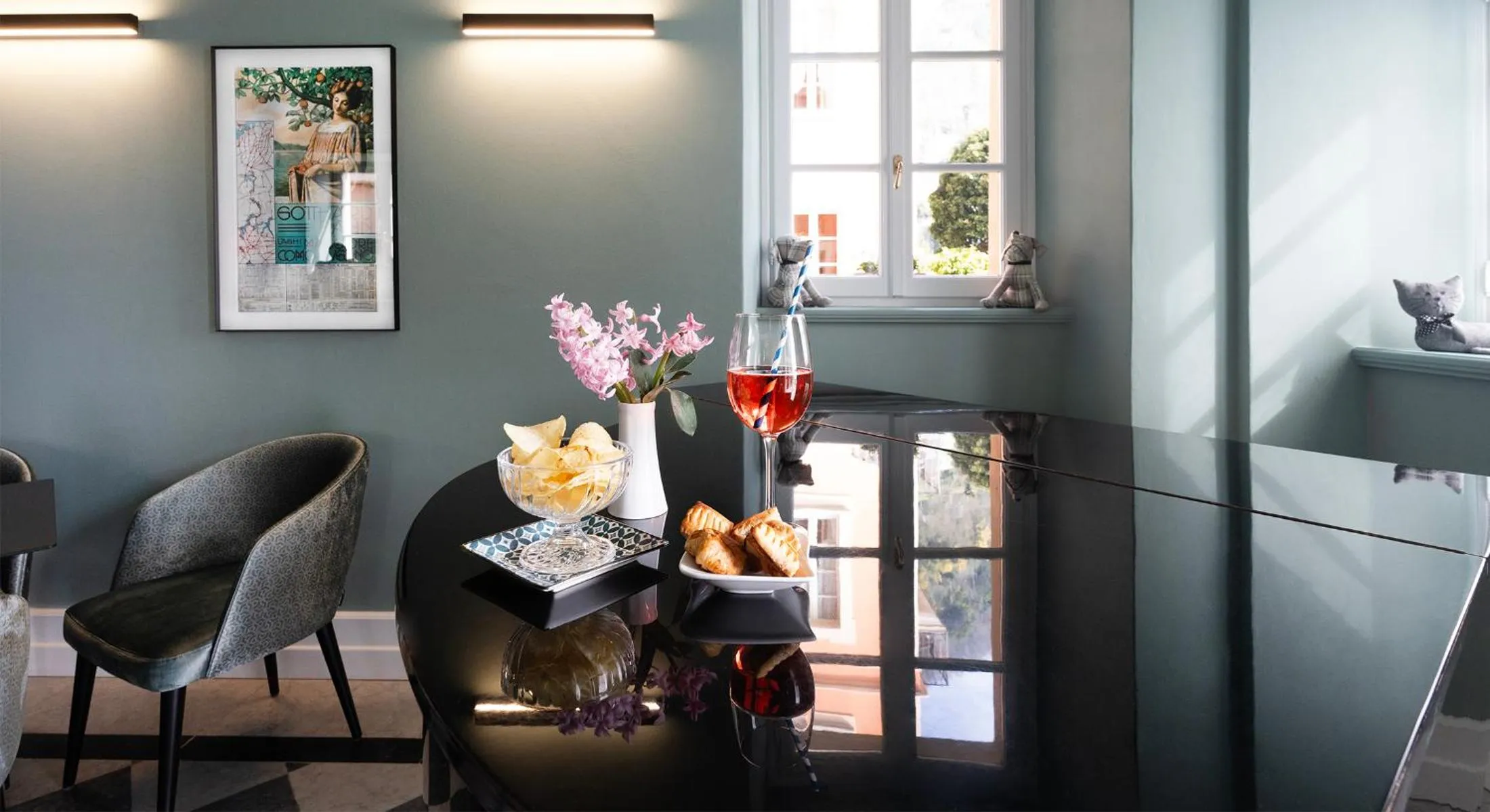 Lounge or bar in Hotel Cannero