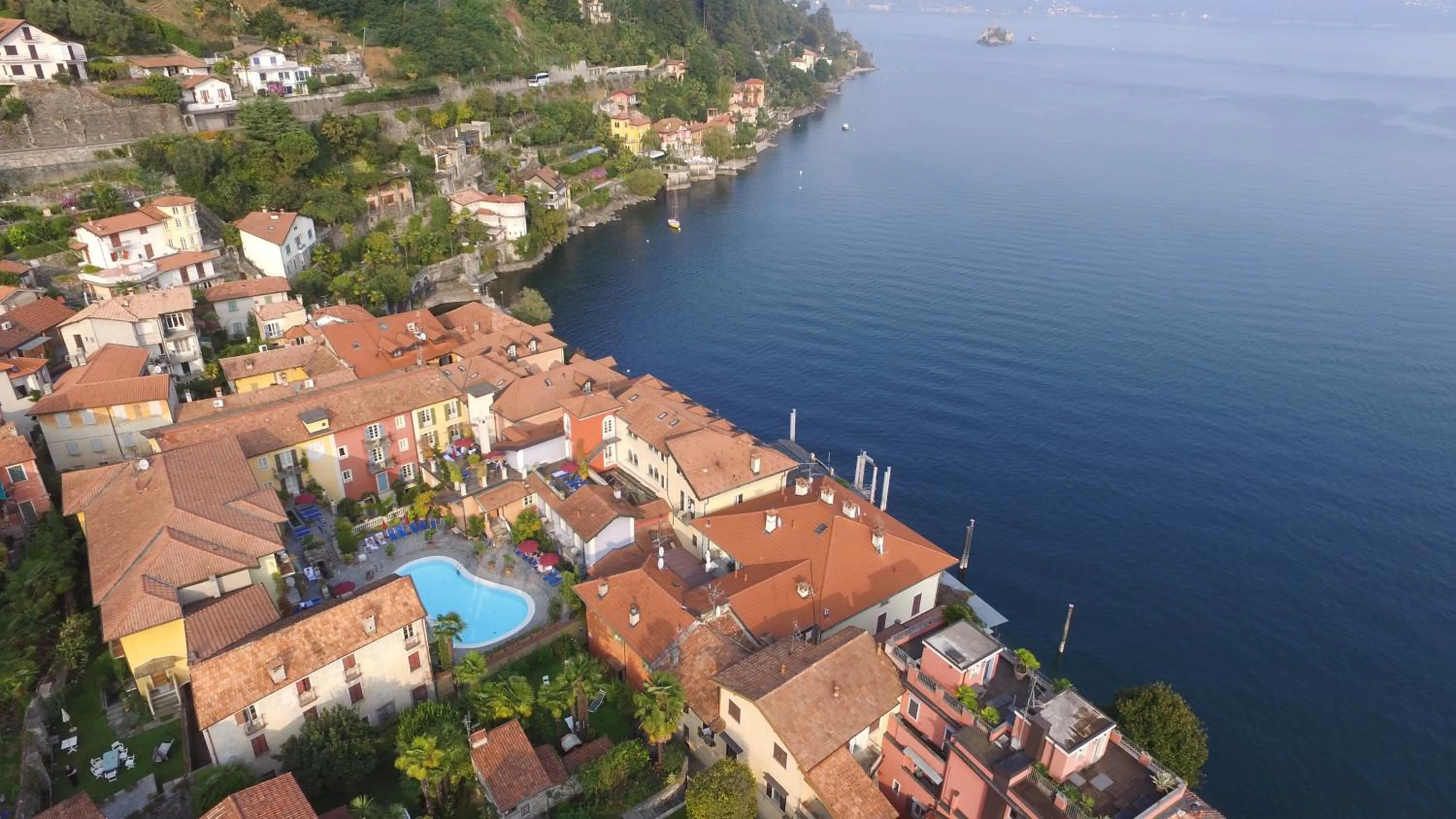 Bird's eye view in Hotel Cannero