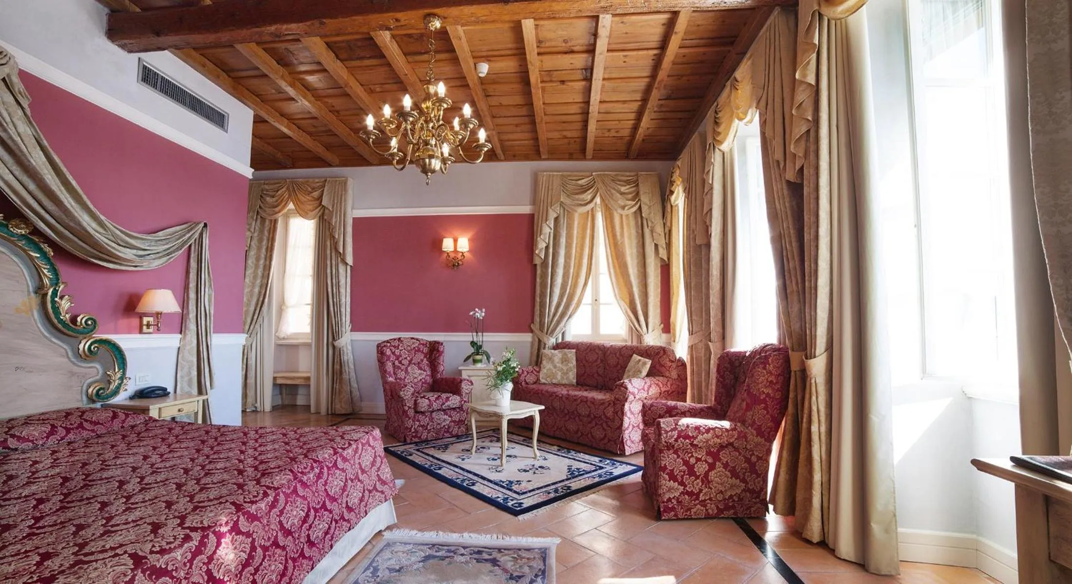 Living room in Hotel Cannero