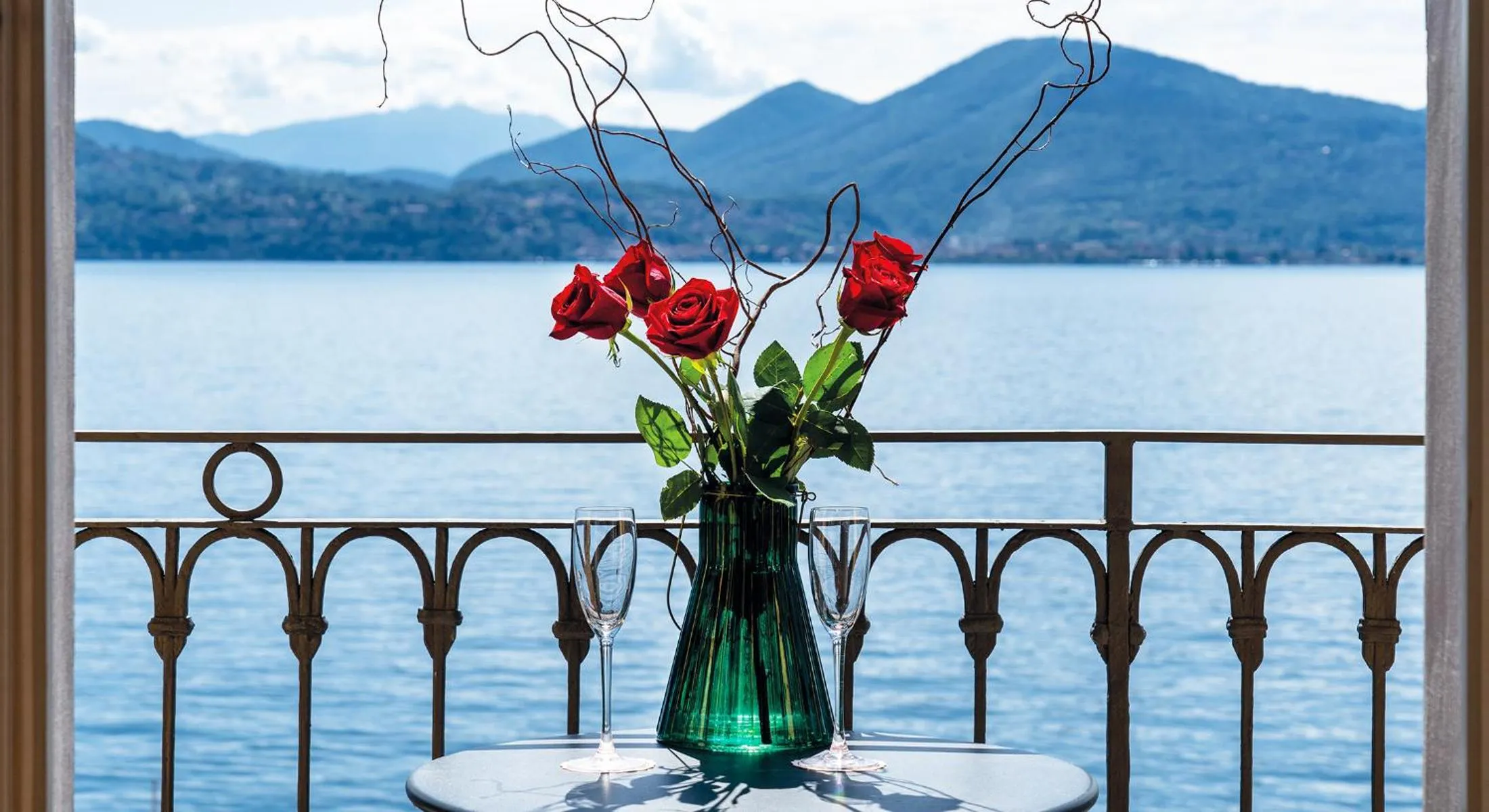 Balcony/Terrace in Hotel Cannero