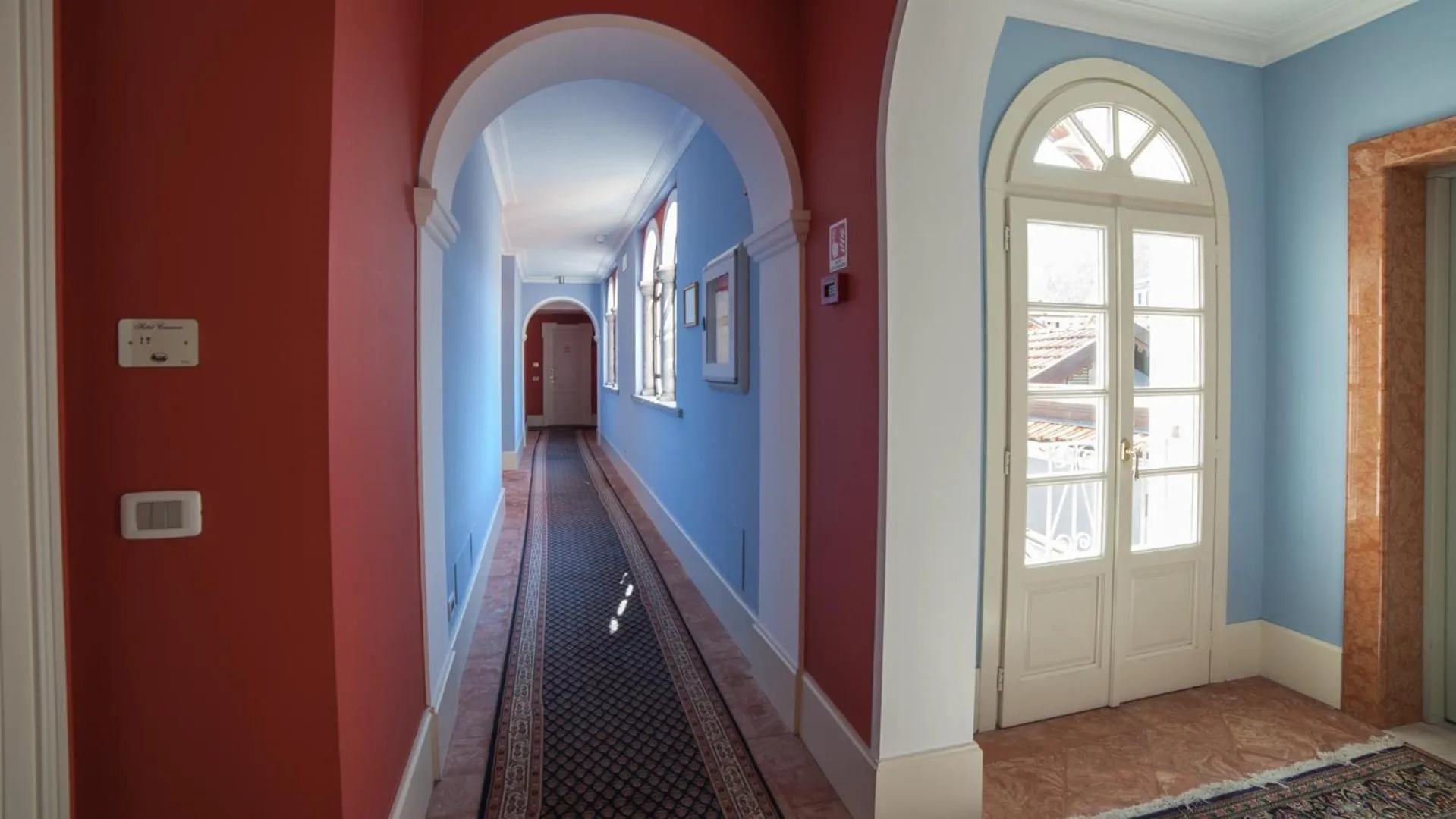 Decorative detail in Hotel Cannero